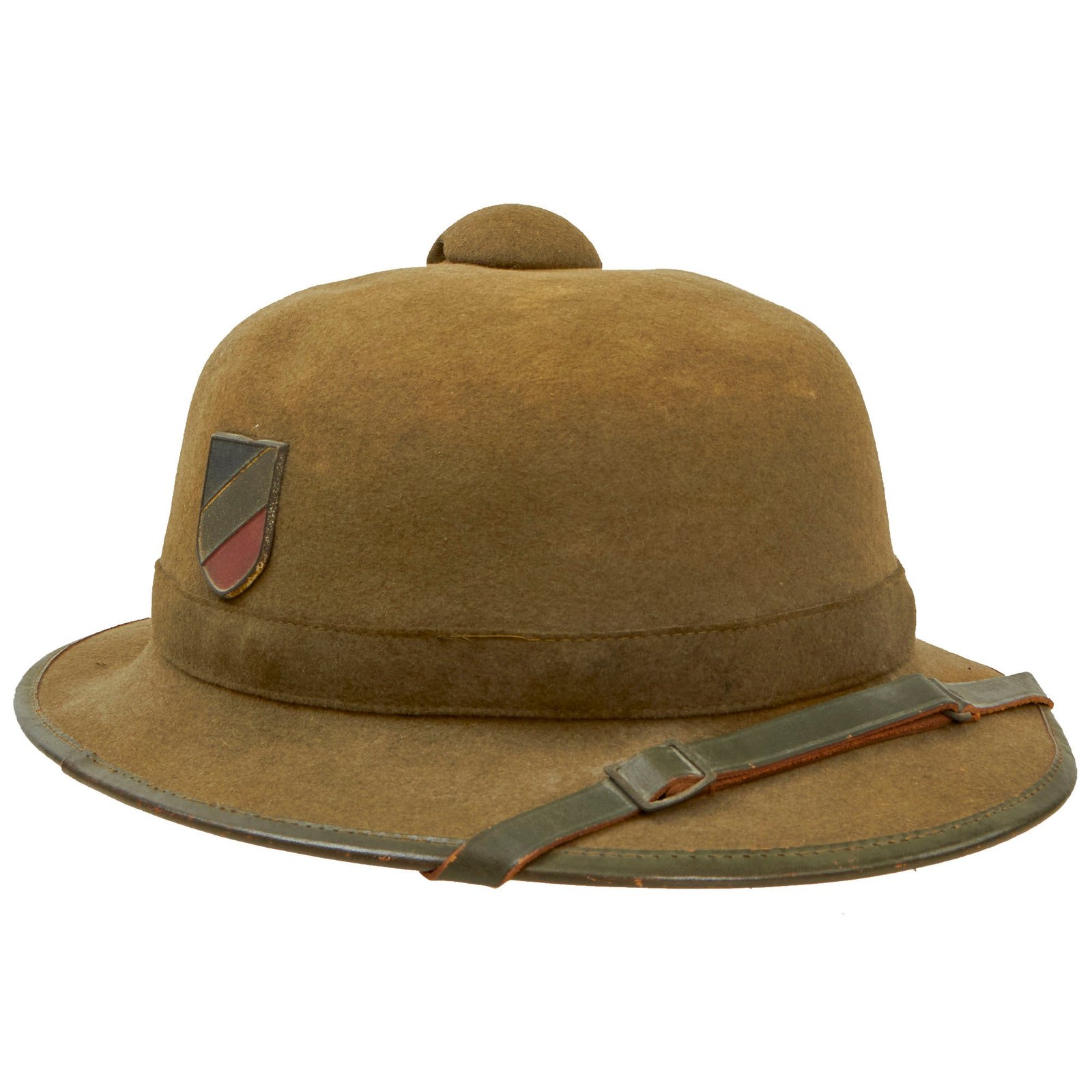 Buy Original German WWII 2nd Model 1942 dated Afrikakorps DAK Sun Helmet with Badges - size 59 | Original Firearms Antique For Sale