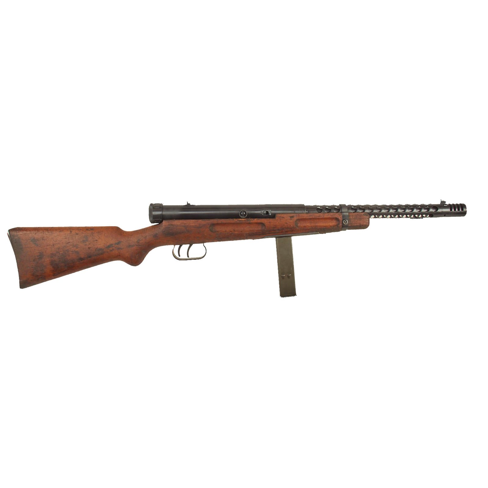 Buy Original WWII Italian Beretta MP38A SMG with Ventilated Barrel Jacket, Bayonet Lug & Display Magazine | Original Firearms Antique For Sale