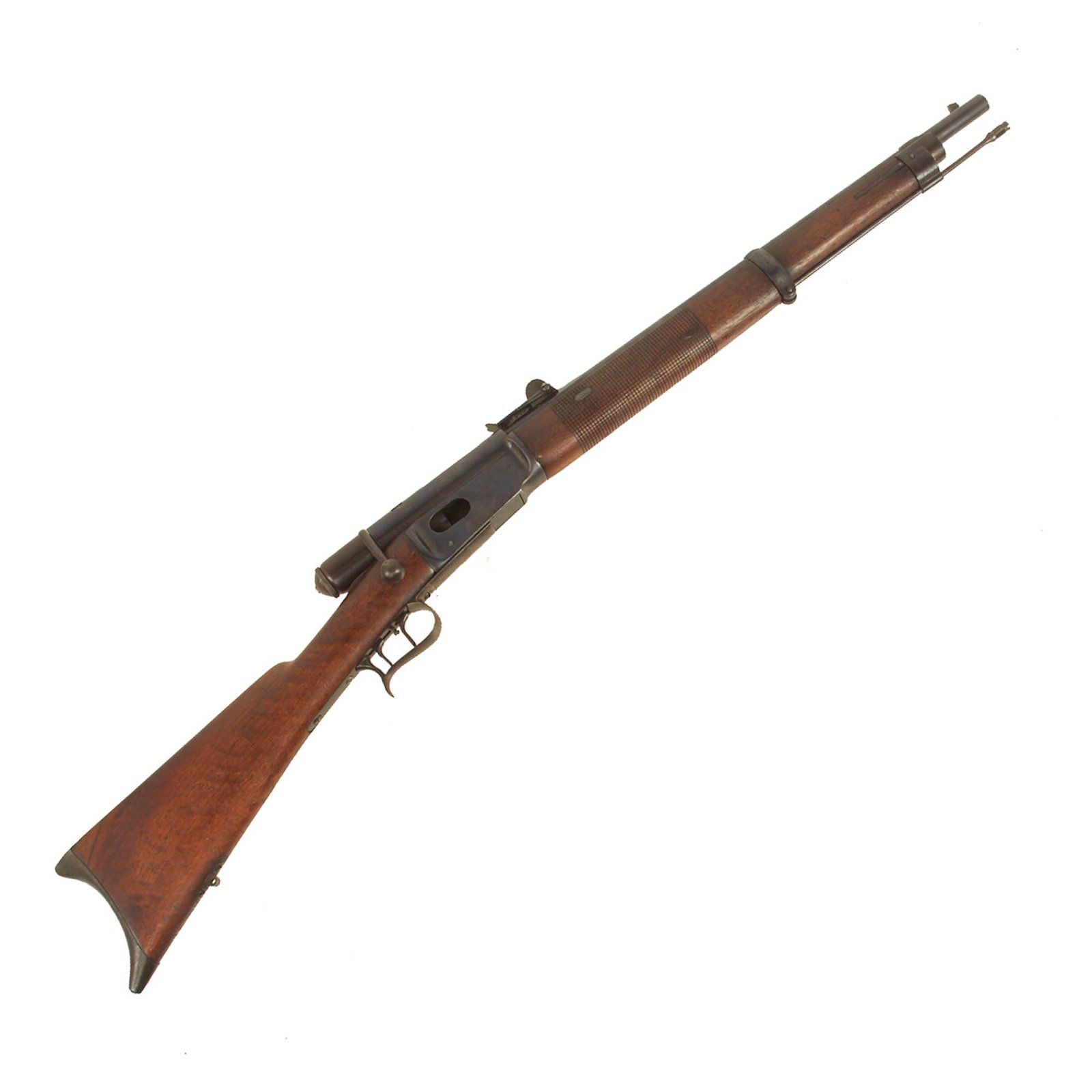 Buy Original Rare Swiss Vetterli Stutzer Repetierkarabiner M1871 Carbine by Montier-Werstätte with Double Set Trigger - Serial 4491 | Original Firearms Antique For Sale