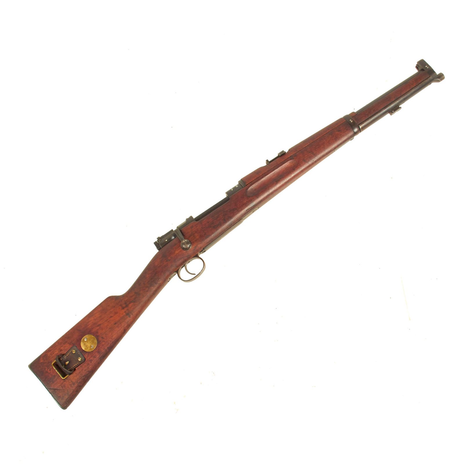 Buy Original Swedish Mauser m/1894-14 Carbine by Waffenfabrik Mauser with Bayonet Lug - Serial 3438 - dated 1895 | Original Firearms Antique For Sale