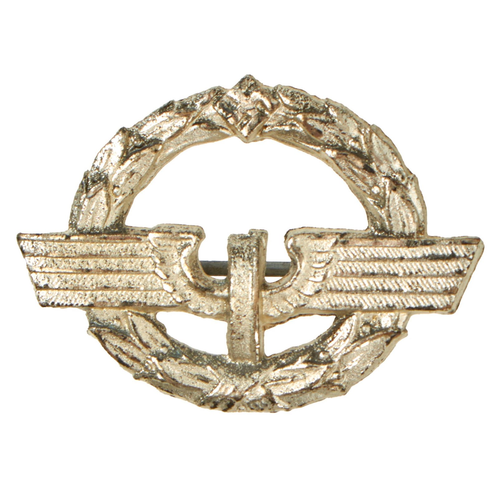 Buy Original German WWII Deutsches Reichsbahn National Railway Silver Grade Female Staff Service Badge | Original Firearms Antique For Sale