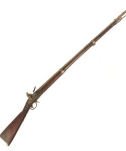 Buy Original U.S. Springfield Model 1816 Flintlock Reconverted Musket with Brass "Sea Fencibles" Butt Plate - dated 1817 | Original Firearms Antique For Sale