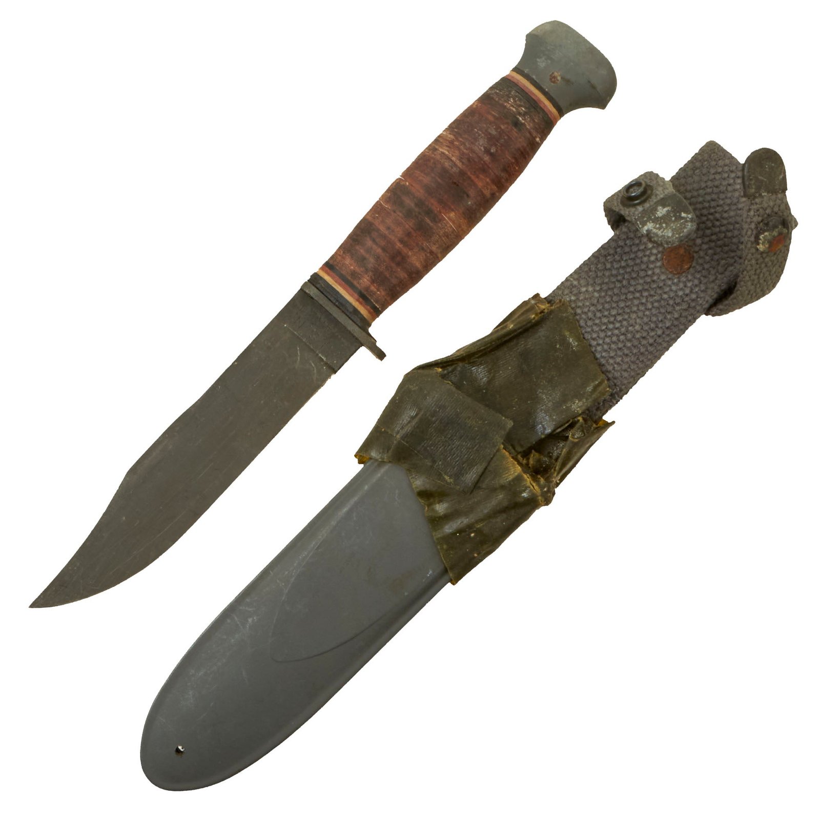 Buy Original Unissued U.S. WWII Navy USN Mark 1 PAL RH-35 Fighting Knife with USN MK1 Scabbard by B.M. Co & Original Packaging | Original Firearms Antique For Sale