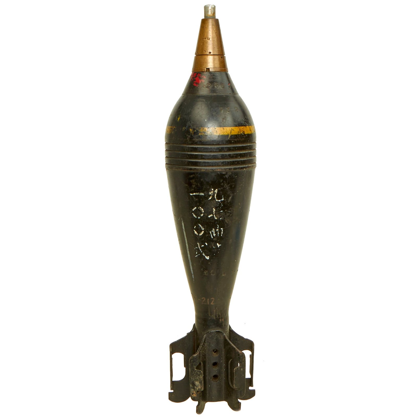 Buy Original Japanese WWII Type 100 HE 81mm Inert Mortar Round Impact Fuse - dated 1941 | Original Firearms Antique For Sale