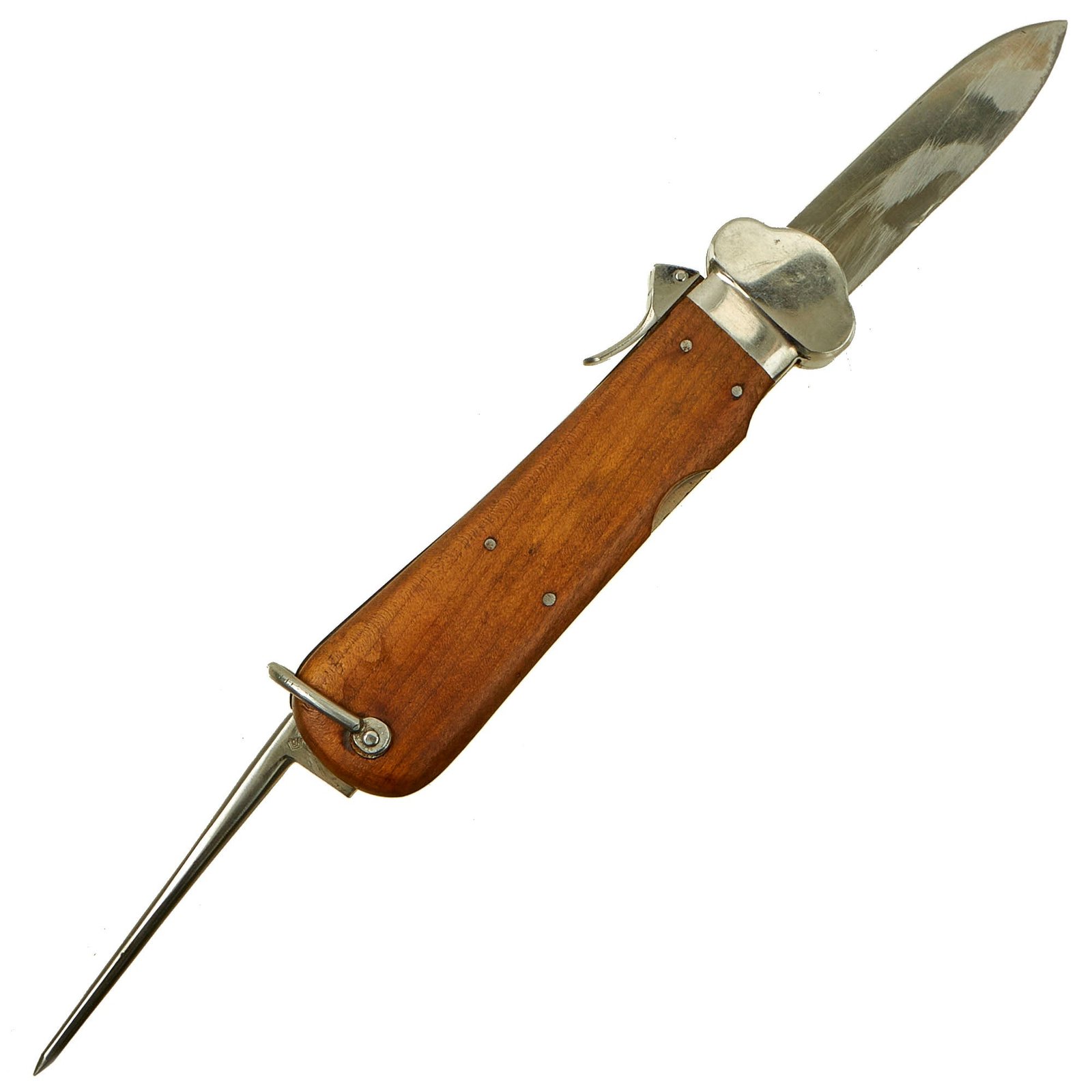 Buy Original German WWII Early Luftwaffe Gravity Knife by Paul Weyersberg & Co. of Solingen with Waffen Proof | Original Firearms Antique For Sale