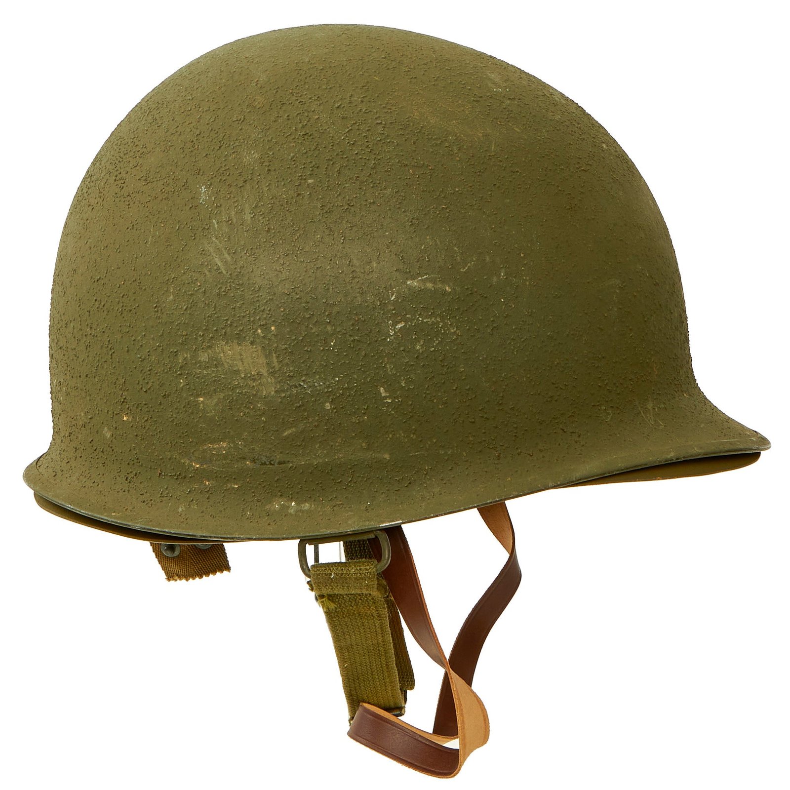 Buy Original U.S. WWII Unissued Complete 1944 M1 McCord Front Seam Helmet with CAPAC Liner - Excellent Condition | Original Firearms Antique For Sale
