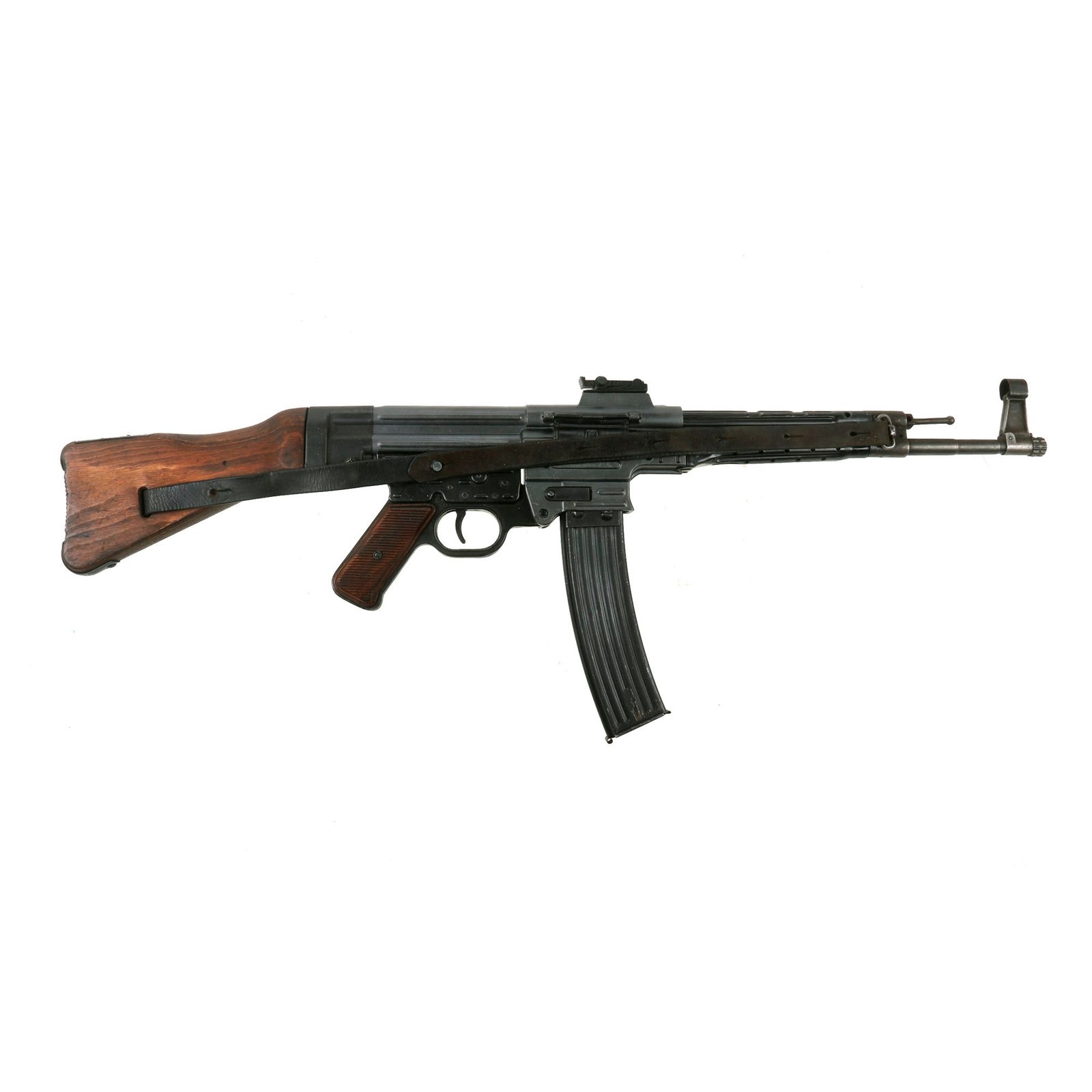 Buy Original German WWII MP44 STG 44 Sturmgewehr Display Machine Gun with Live Barrel, Magazine, and WWII Type Sling | Original Firearms Antique For Sale
