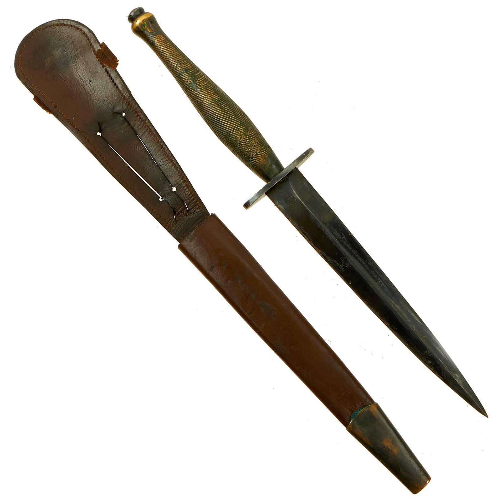 Buy Original British WWII Second Pattern Fairbairn-Sykes Fighting Knife - Broad Arrow /| B Marked | Original Firearms Antique For Sale