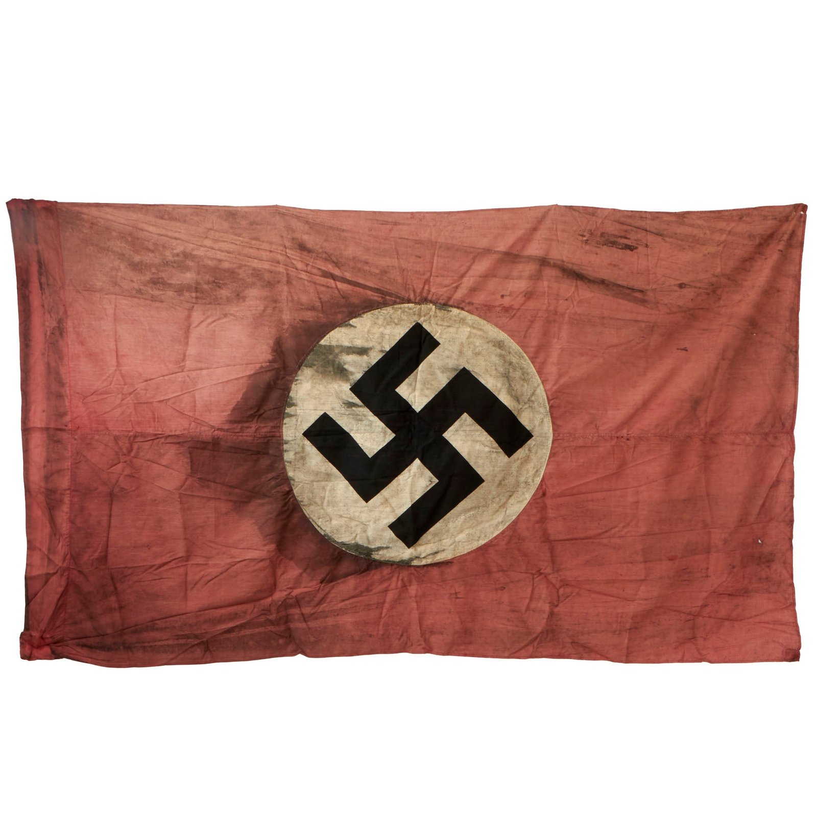 Buy Original German WWII NSDAP Large Political Banner Flag - USGI Bringback 46" x 82” | Original Firearms Antique For Sale