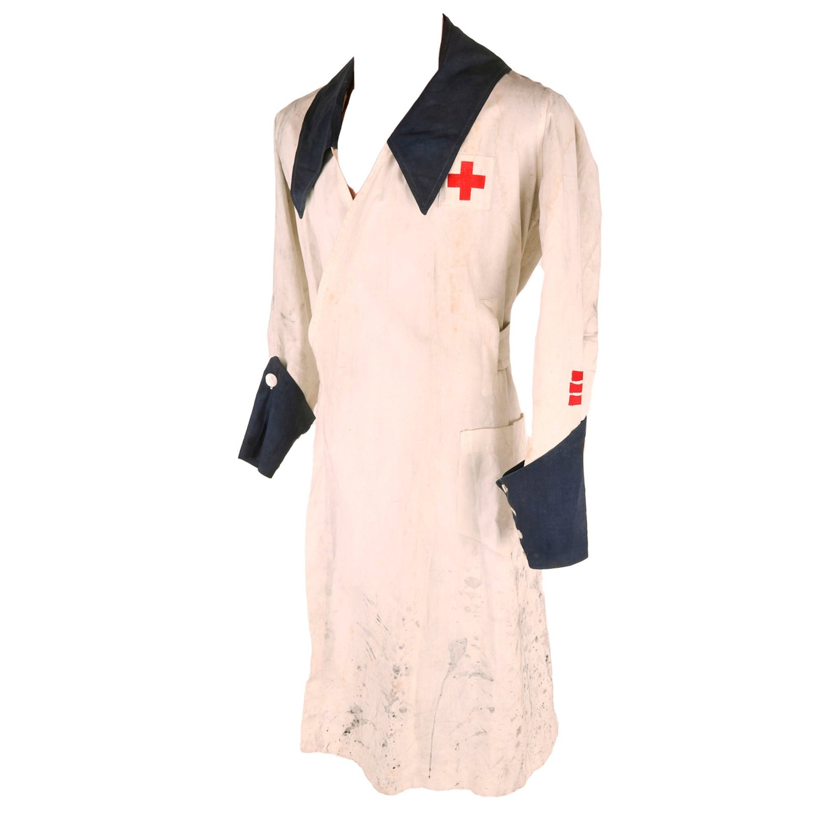 Buy Original U.S. WWII Red Cross Production Corps Uniform Dress - Service Stripes | Original Firearms Antique For Sale