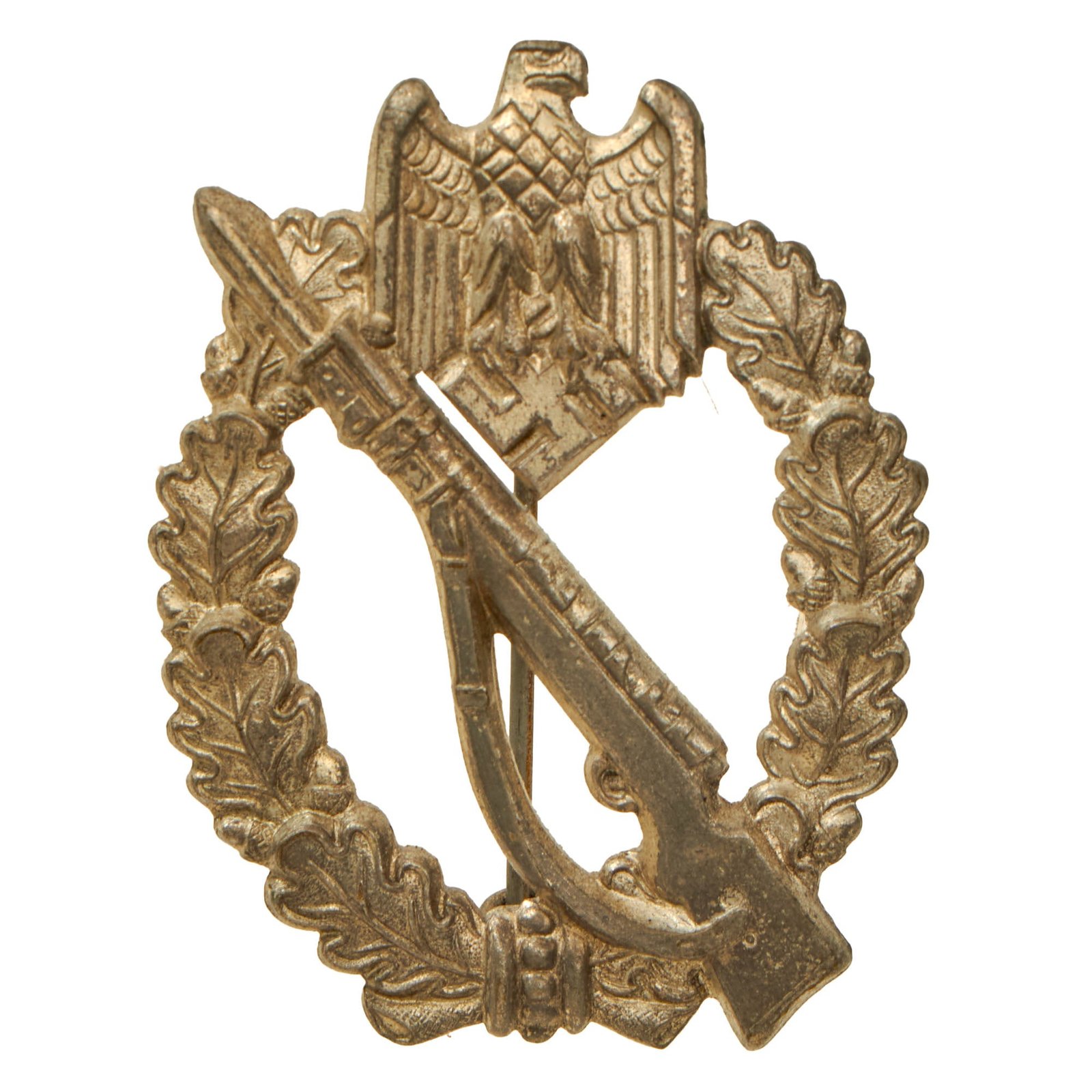 Original German WWII Silver Grade Infantry Assault Badge by Sohni Heubach & Co. - dated 1941