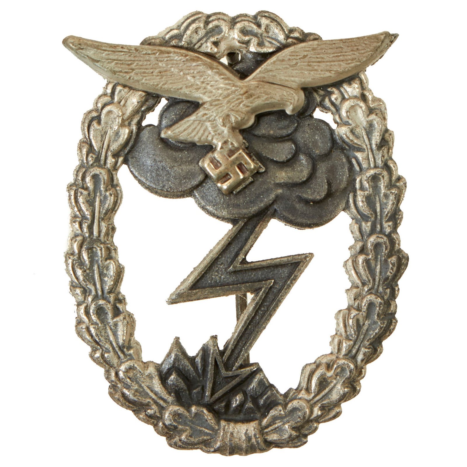 Buy Original German WWII Luftwaffe Ground Assault Badge - Unmarked - Erdkampfabzeichen der Luftwaffe | Original Firearms Antique For Sale