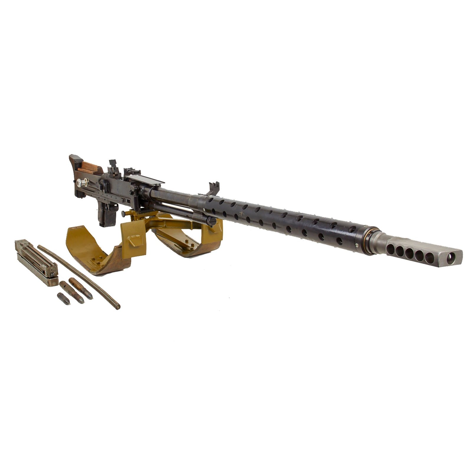 Buy Original Finnish WWII Lahti L-39 Display Anti-Tank Rifle Serial 619 by VKT with Sled Bipod, Internal Components & Dummy Rounds | Original Firearms Antique For Sale