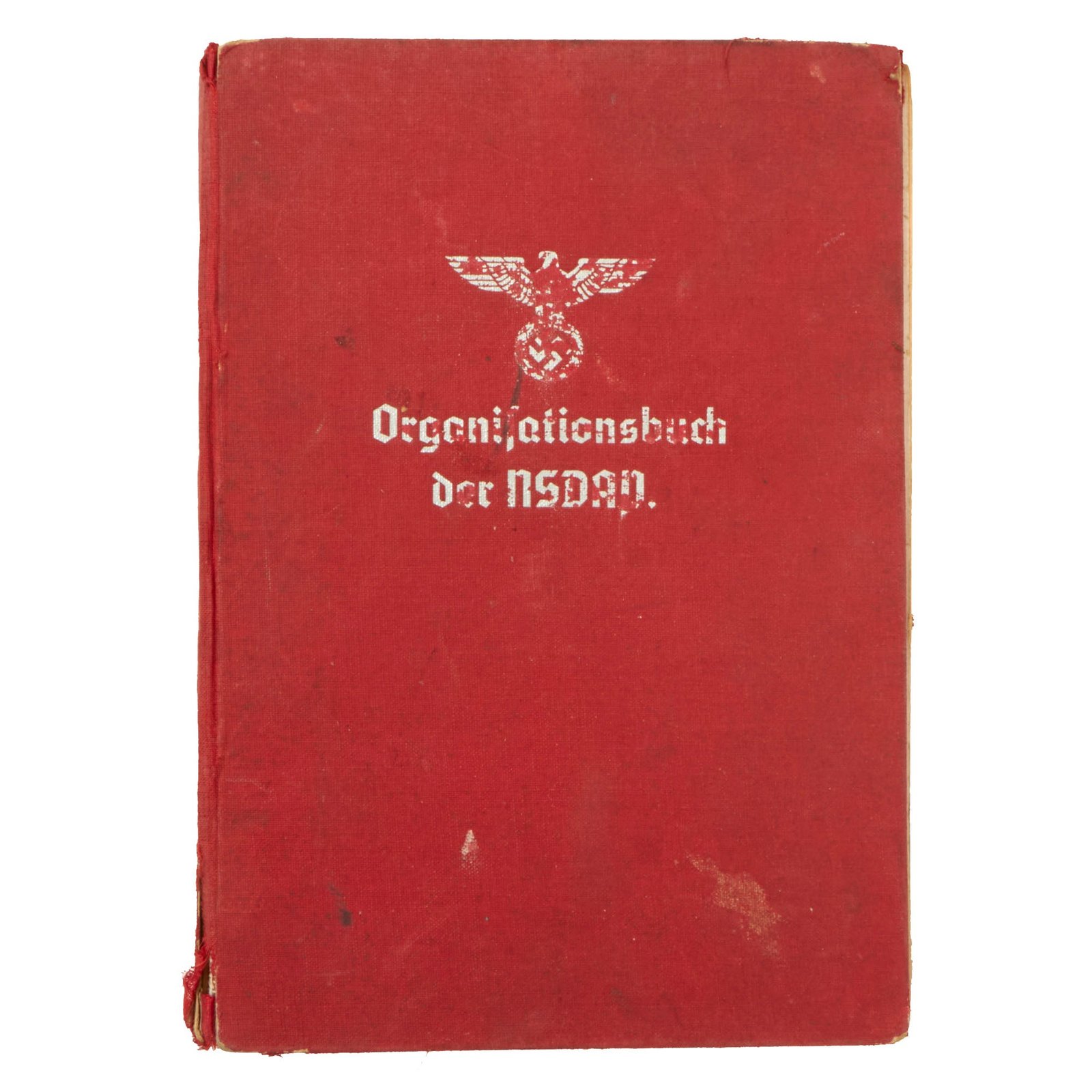 Buy Original German Pre-WWII Named USGI Bring Back NSDAP 1st Edition Organization Book with Extensive Color Plates - Published 1936 | Original Firearms Antique For Sale