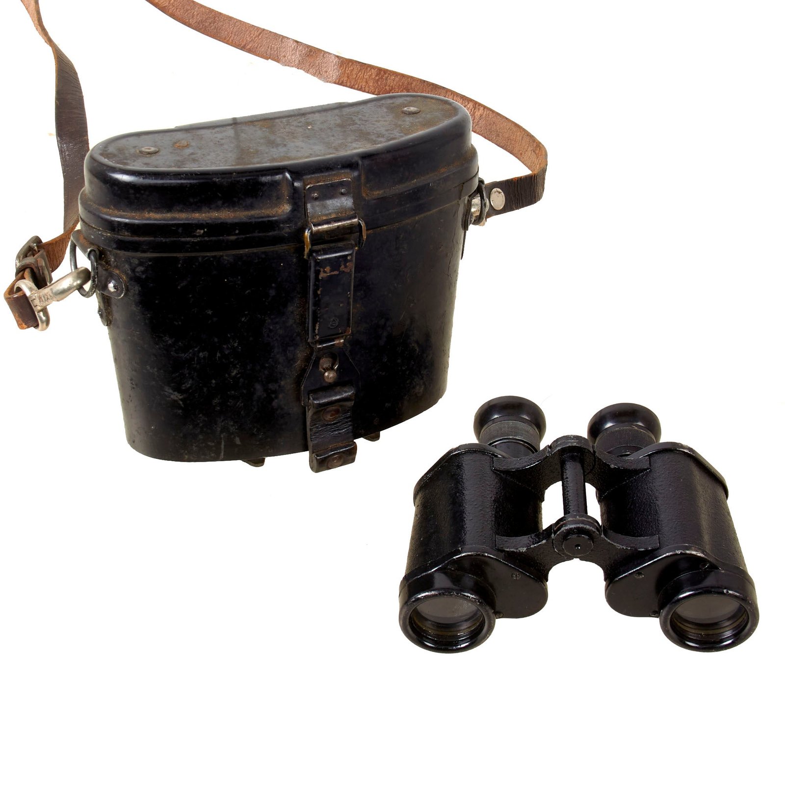 Buy Original German WWII 6x30 Dienstglas Binoculars by Voigtlander & Sons, Brunswick in Bakelite Carry Case | Original Firearms Antique For Sale
