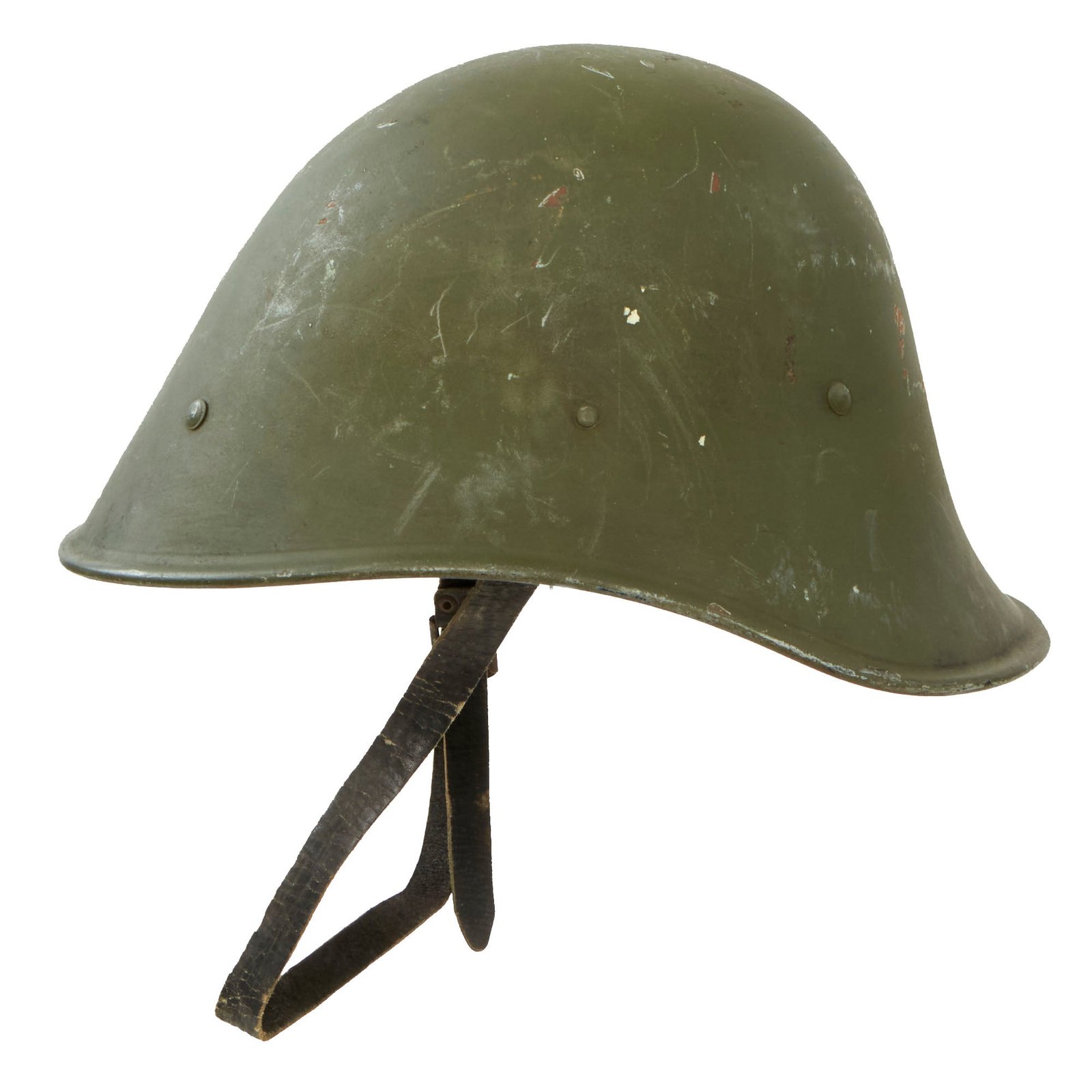 Buy Original Netherlands WWII Dutch M23/27 Steel Helmet - Complete | Original Firearms Antique For Sale