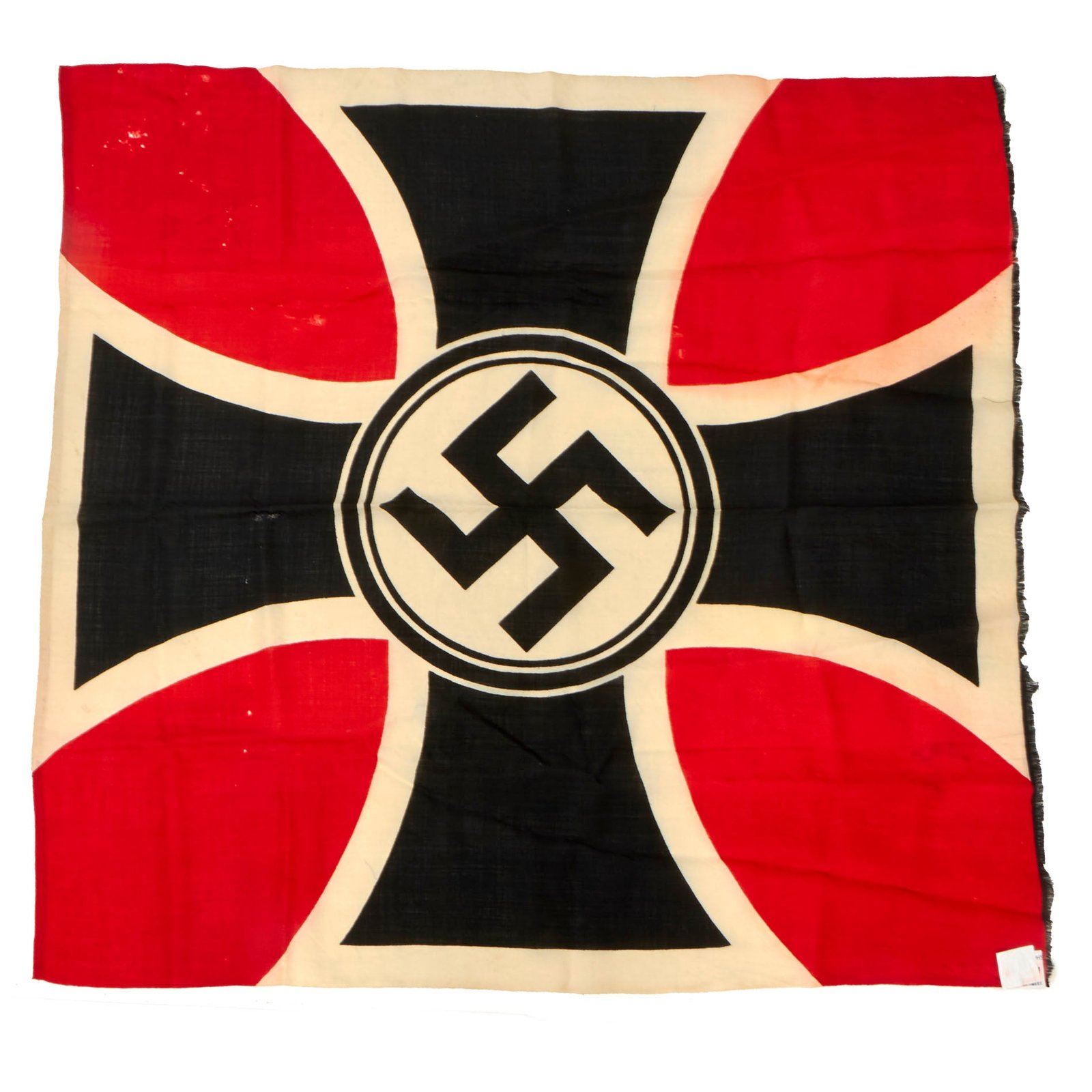 Buy Original German WWII NSRKB National Socialist State Veteran's Association Flag - 46" x 48" | Original Firearms Antique For Sale
