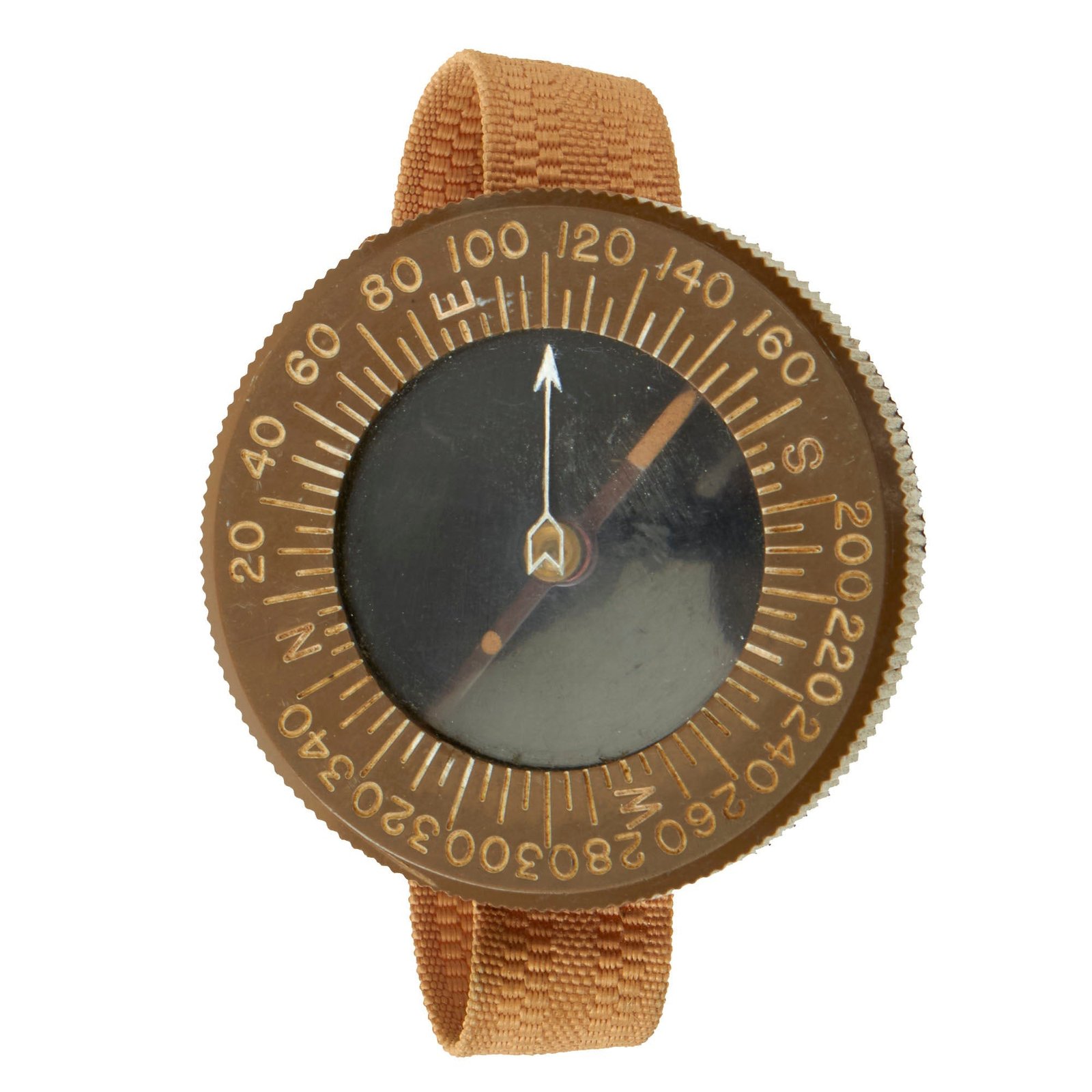 Buy Original U.S. WWII US Army Corps of Engineers Wrist Compass by Superior Magneto Corporation with Web Wristband | Original Firearms Antique For Sale