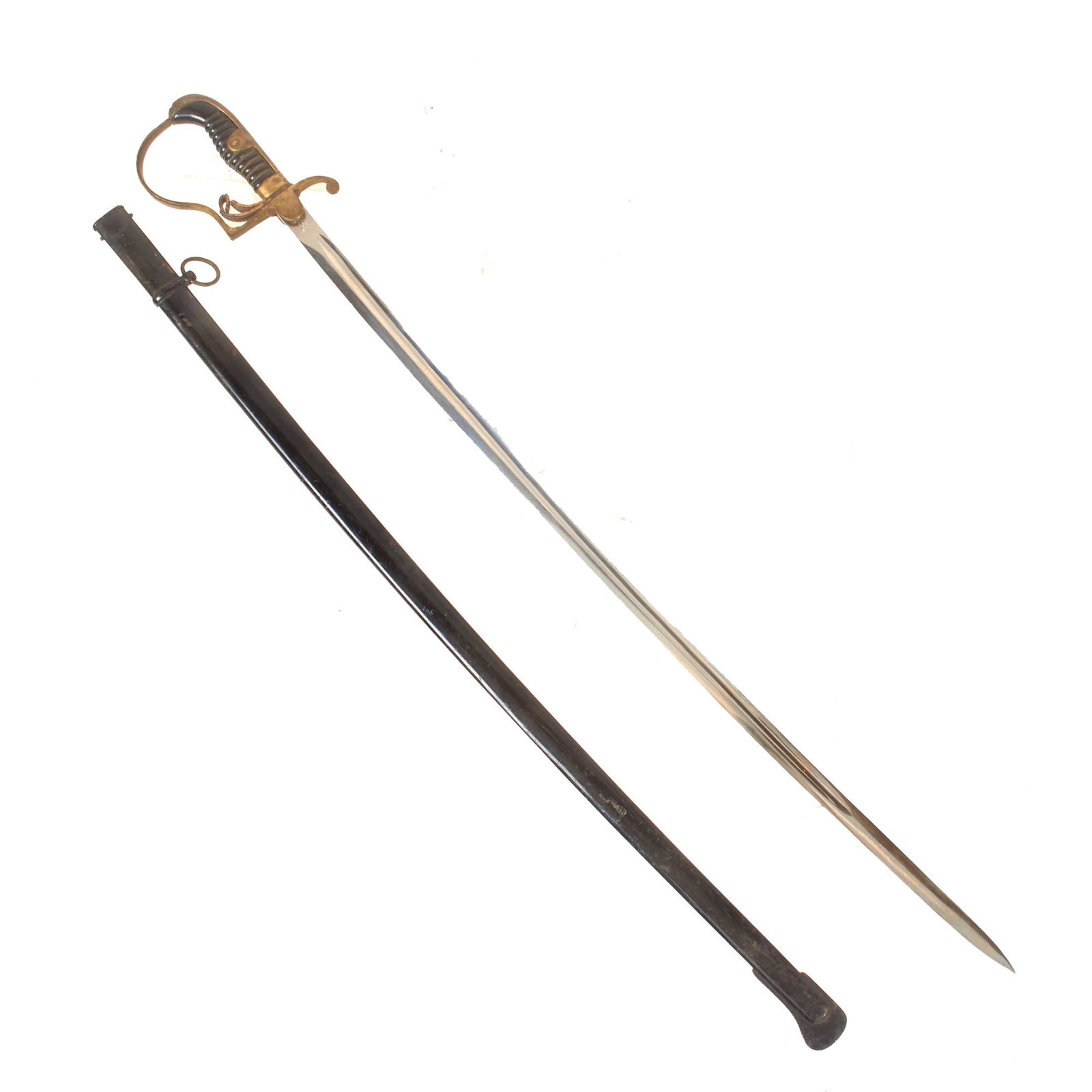 Buy Original German WWII NCO Dove's Head Sword by WKC Waffenfabrik with Steel Scabbard | Original Firearms Antique For Sale