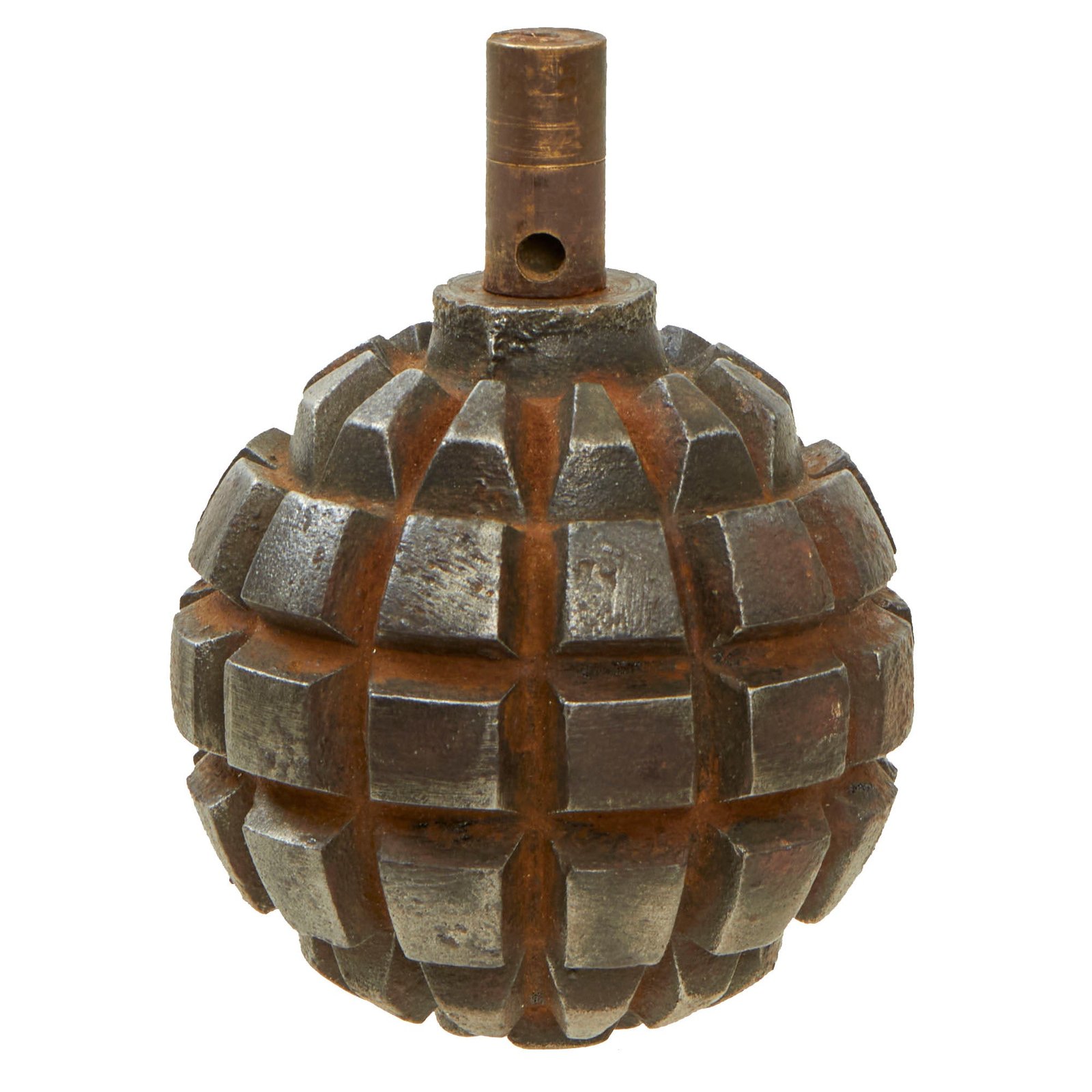 Buy Original German WWI Model 1913 Kugel Hand Fragmentation Grenade - Kugelhandgranate - Inert | Original Firearms Antique For Sale