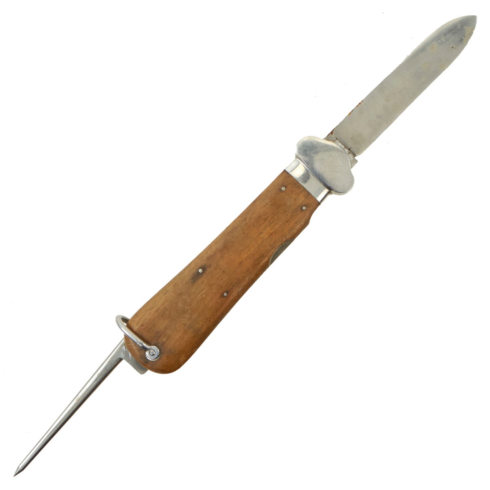 Buy Original German WWII Luftwaffe Gravity Knife by SMF with Missing Blade Latch - Waffen Proofed | Original Firearms Antique For Sale