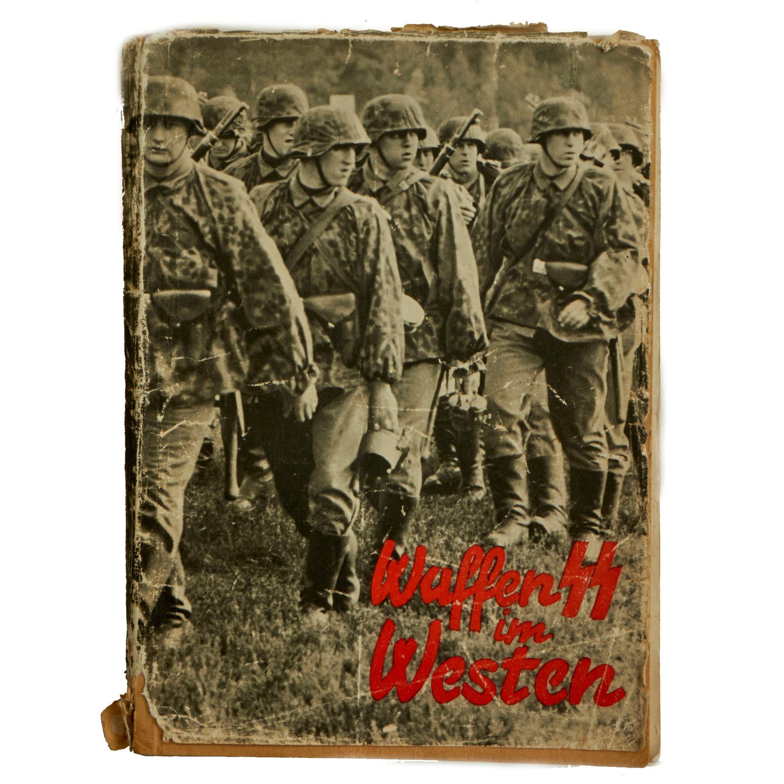 Buy Original German WWII Waffen SS in the West Paperback Photo Book dated 1941 - Waffen ᛋᛋ im Westen | Original Firearms Antique For Sale