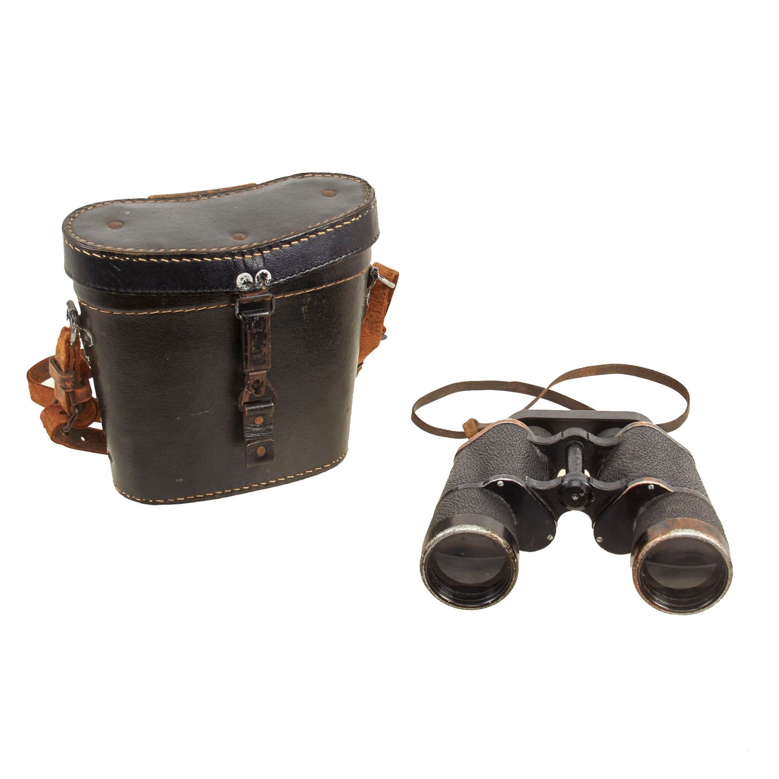 Buy Original German WWII 7x50 Dienstglas Binoculars by Ernst Leitz (beh) with 1941 Dated Case | Original Firearms Antique For Sale