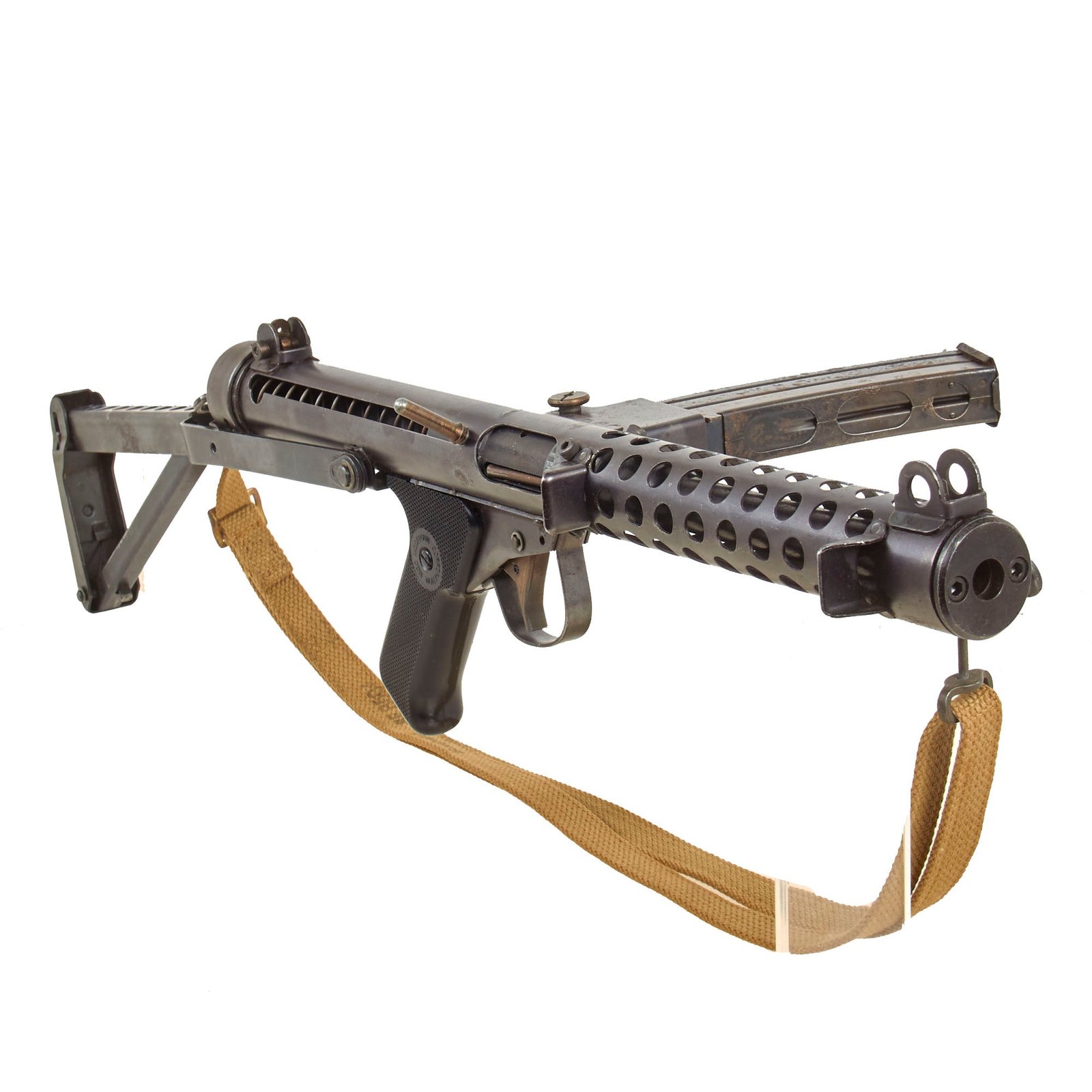 Buy Original British Replica Sterling L2A3 (Mark 4) Cap Plug Firing Submachine Gun by MGC Japan with Sling | Original Firearms Antique For Sale