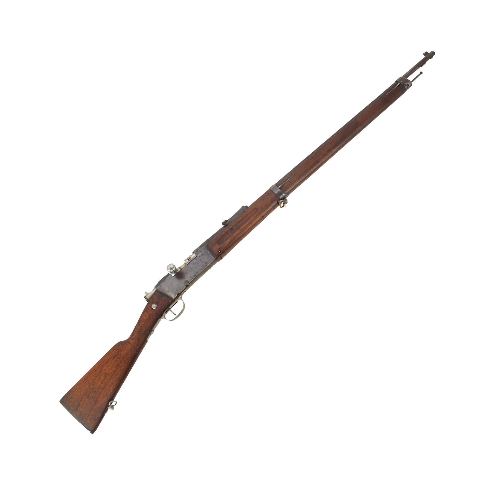 Buy Original Antique French Lebel Fusil Modèle 1886 M93 Infantry Rifle by St. Étienne - Serial L 32182 - dated 1889 | Original Firearms Antique For Sale