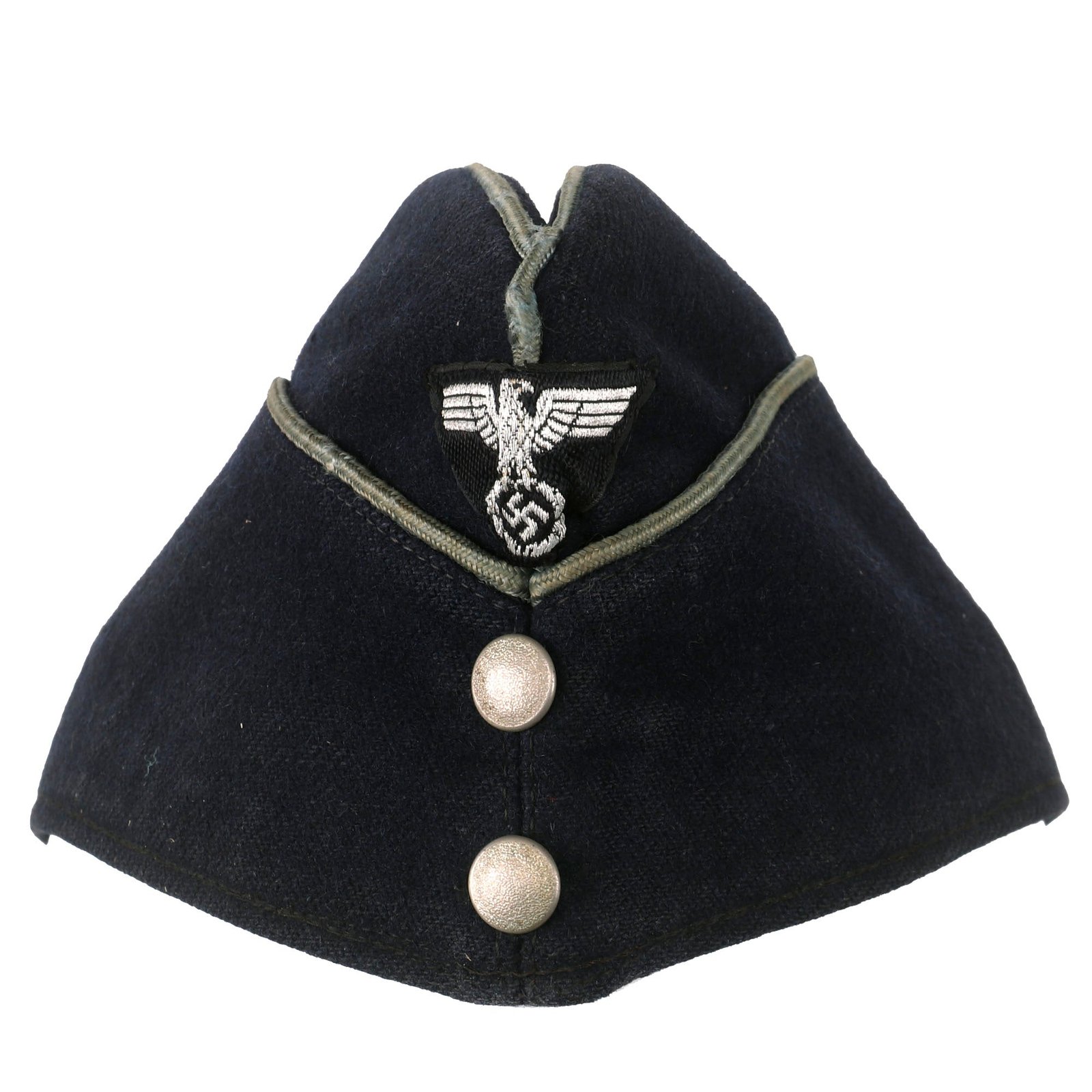 Buy Original German WWII German DAF Labor Front Leader's Overseas Cap with RZM Tag - size 55 1/2 | Original Firearms Antique For Sale