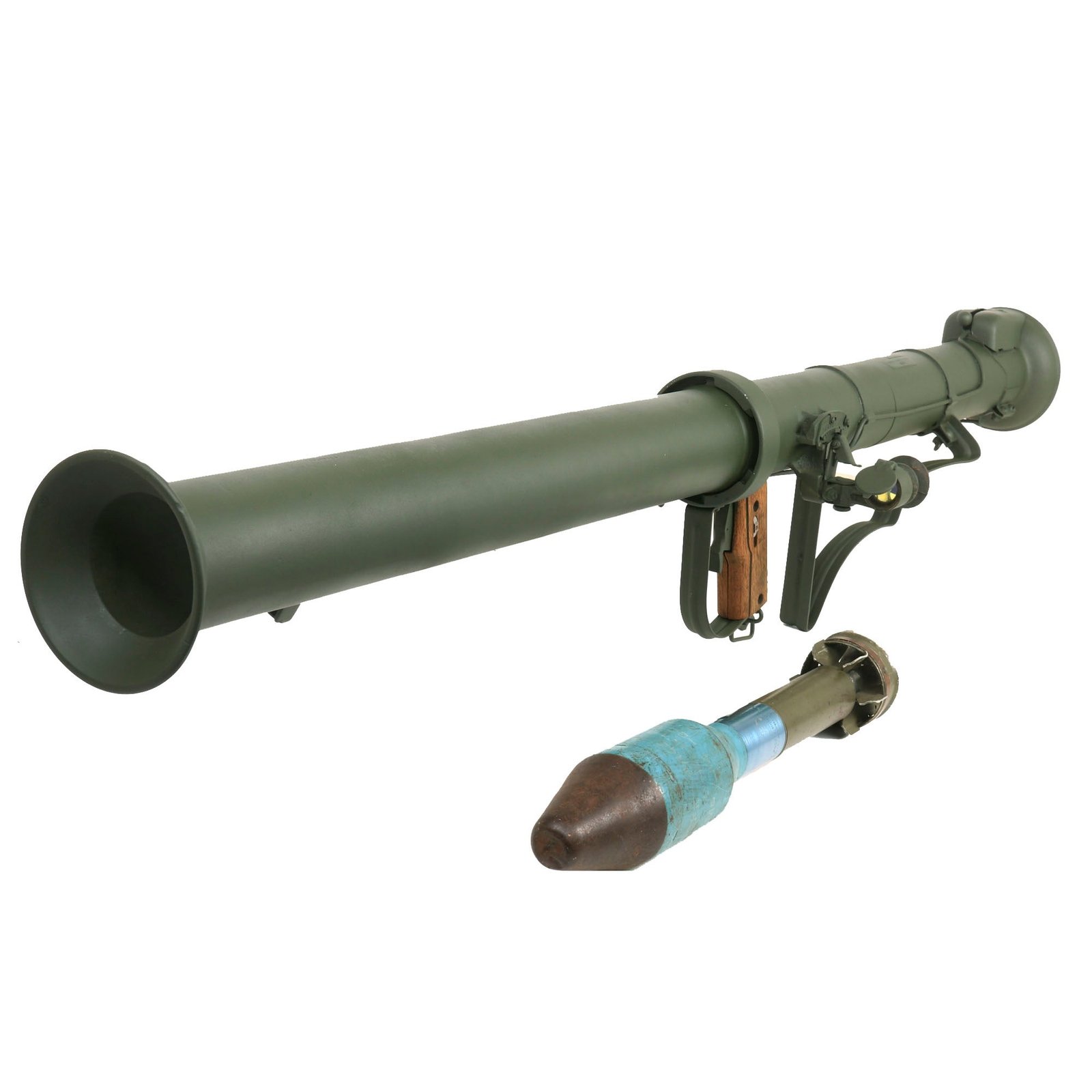 Buy Original U.S. Deactivated M20 A1 B1 3.5 Inch Super Bazooka Rocket Launcher with Inert 1953 Dated Practice Rocket | Original Firearms Antique For Sale