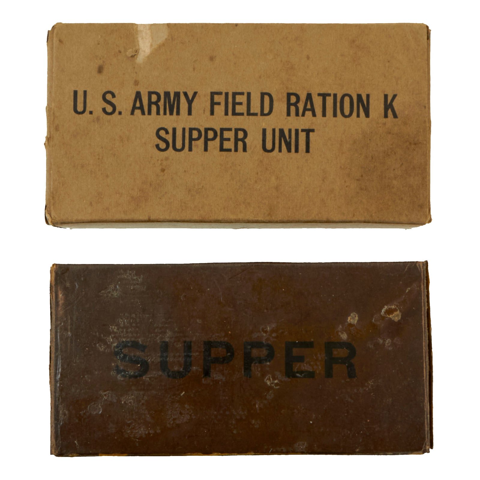 Buy Original U.S. WWII Early War Unissued (Opened) K Ration Supper Unit by Wm Wrigley Jr. Company | Original Firearms Antique For Sale