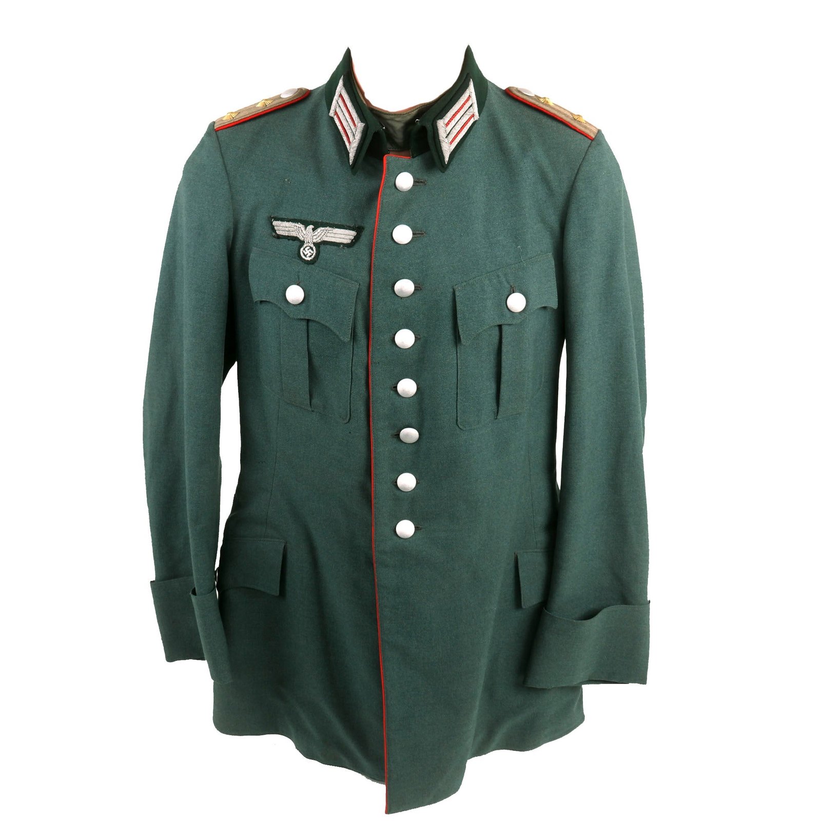 Buy Original German WWII Heer Artillery Hauptmann Officer's M36 Field Uniform Tunic | Original Firearms Antique For Sale