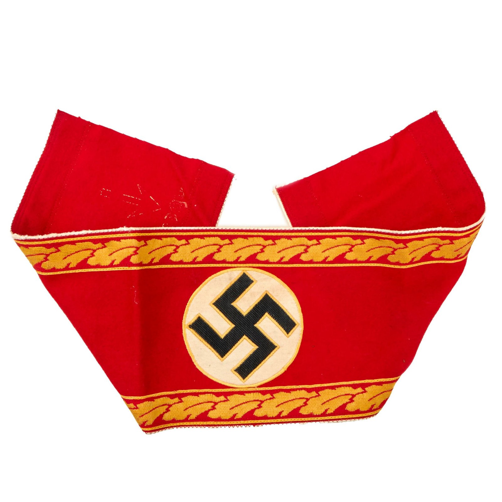 Buy Original German WWII NSDAP Kreisleitung District Leadership Head Department Leader Armband with RZM Tag | Original Firearms Antique For Sale