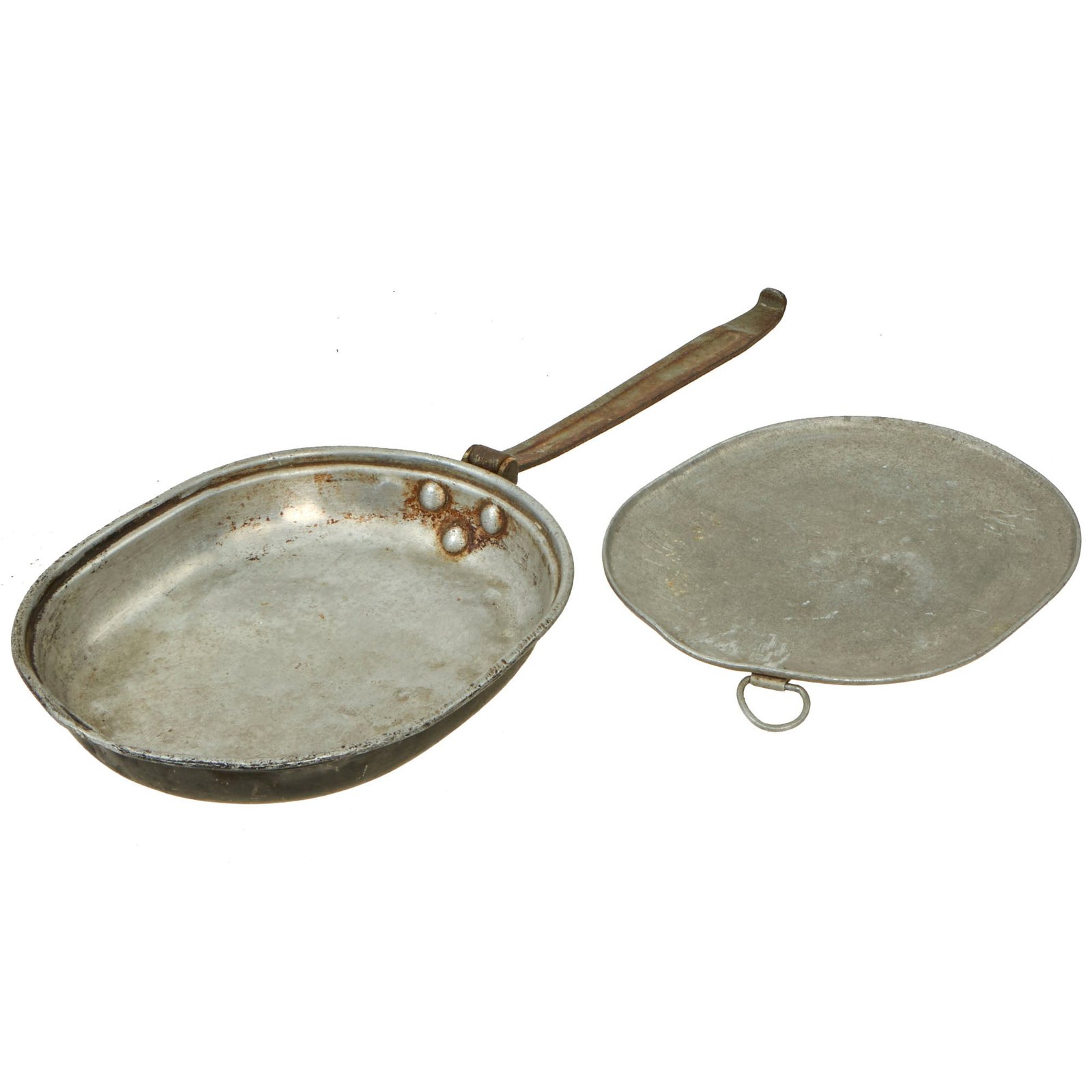 Buy Original U.S. WWI Trench Art M1910 Mess Kit by R.I.A. Personalized by Private Raymond Beeson, 160th Infantry Regiment, 40th Infantry DIvision | Original Firearms Antique For Sale