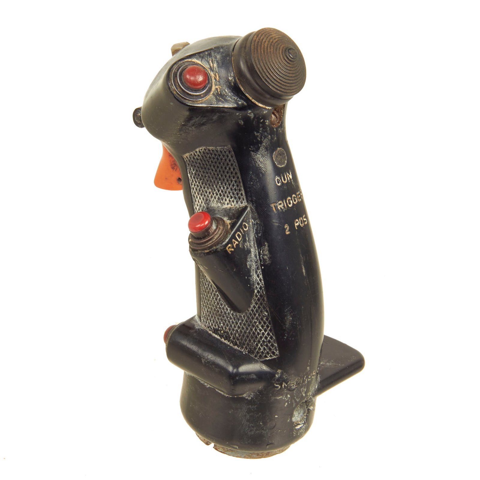 Buy Original U.S. Vietnam War Era Aircraft Controller Grip Assembly As Used In Various Aircraft Types Such As Bell UH-1 Iroquois “Huey” | Original Firearms Antique For Sale