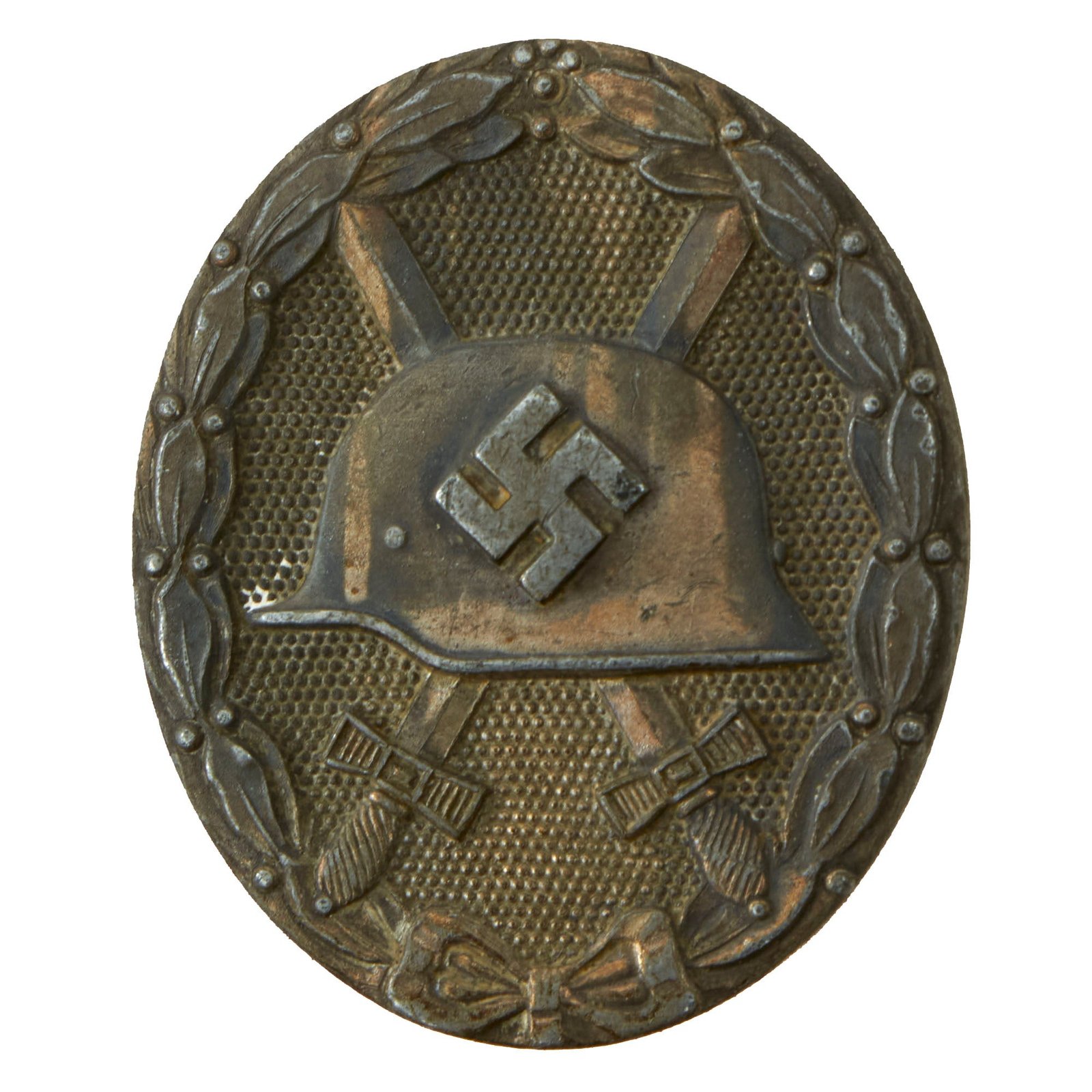 Buy Original German WWII Second Class Silver Wound Badge by Klein & Quenzer A.G - Solid Back | Original Firearms Antique For Sale
