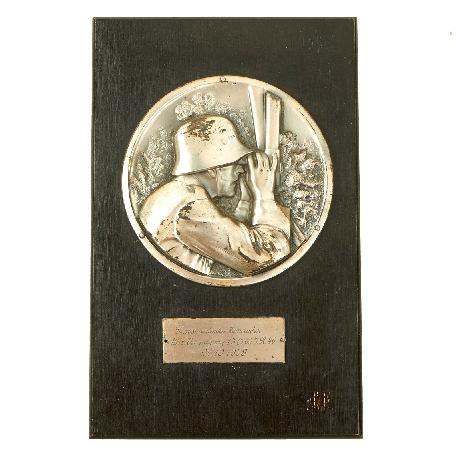 Buy Original German Pre-WWII Heer Army Infantry Observer NCO Training Association Commemorative Plaque | Original Firearms Antique For Sale
