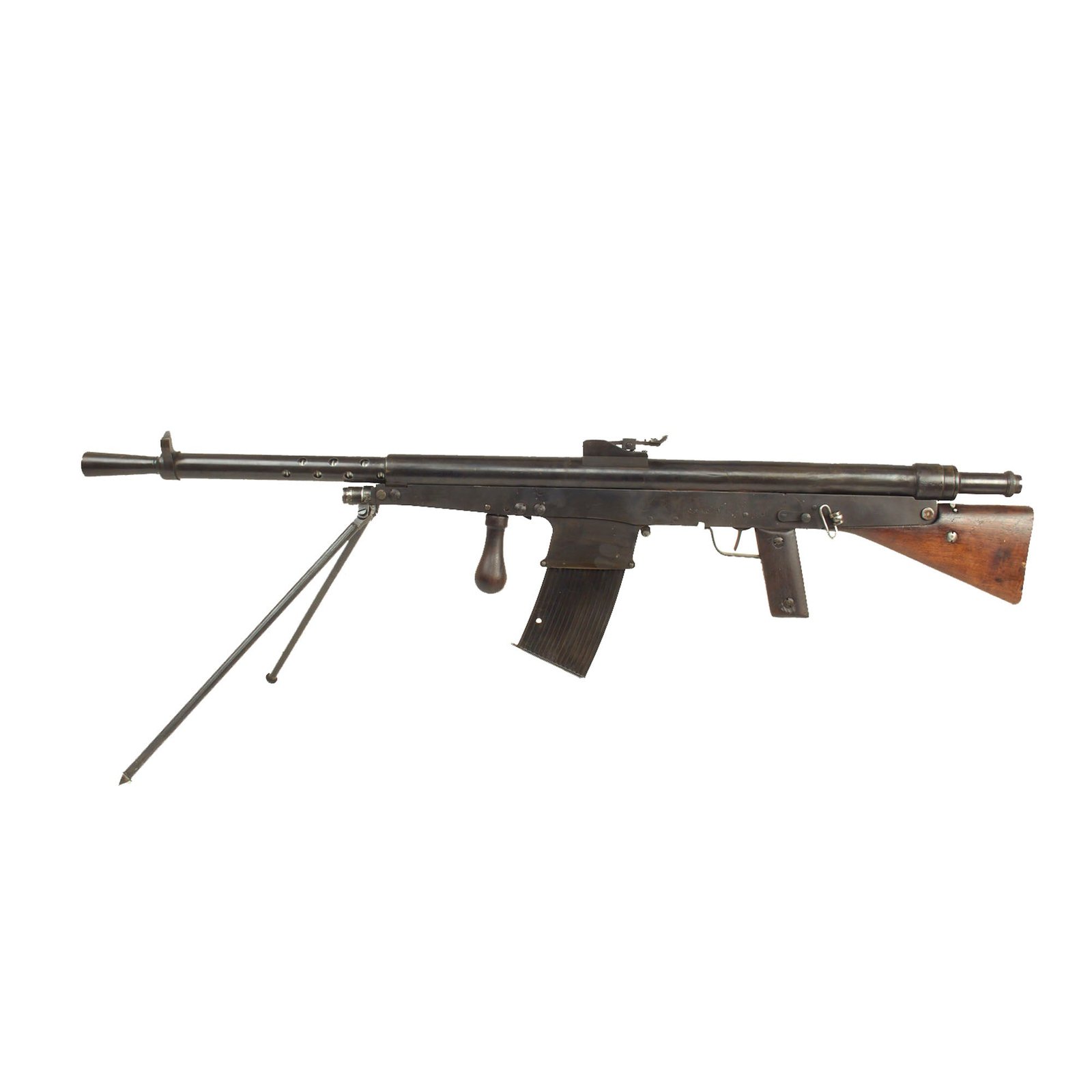 Buy Original U.S. WWI French Automatic Rifle Model 1915 C.S.R.G. A .30-06 Chauchat Display LMG with Magazine - Serial 3812 | Original Firearms Antique For Sale