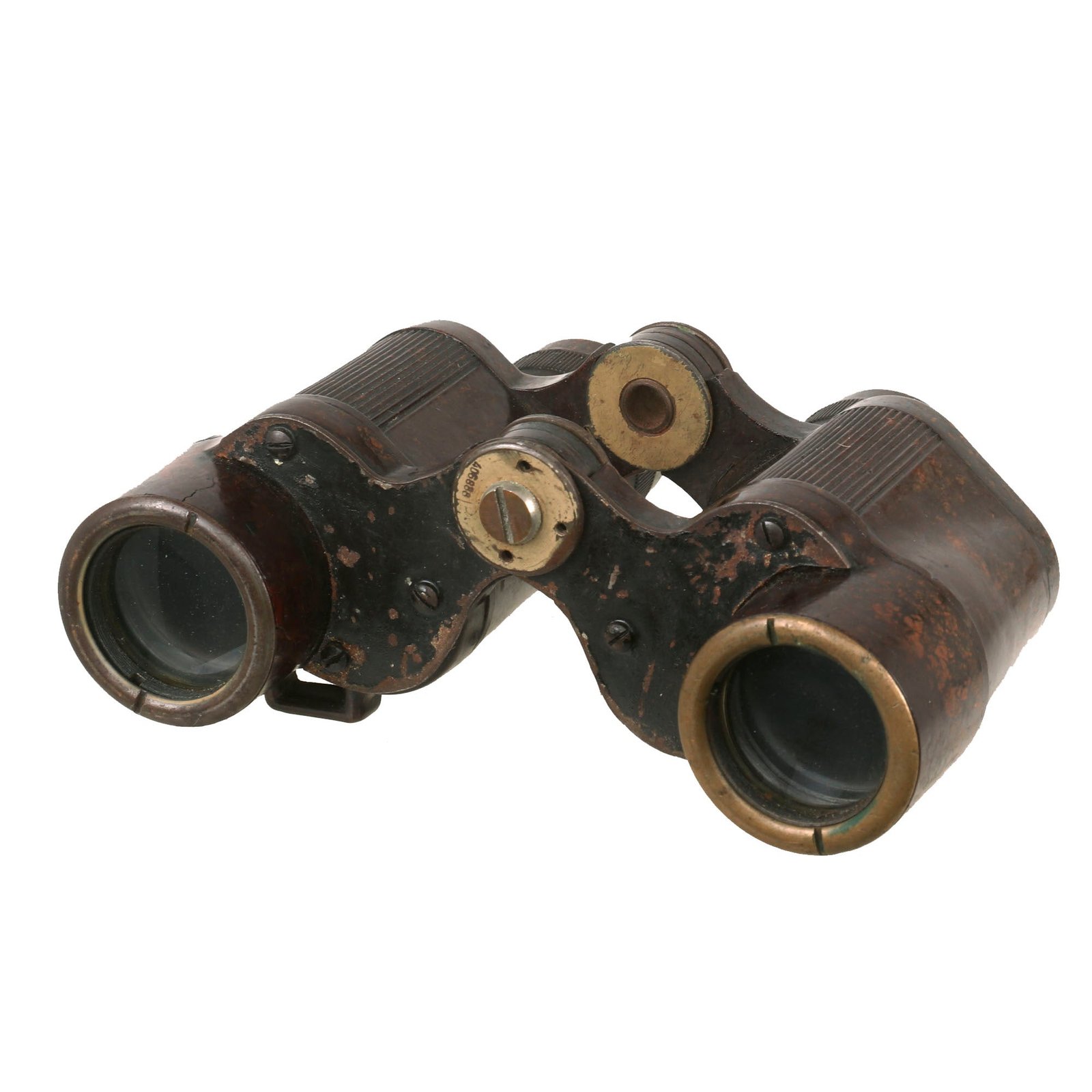 Buy Original German WWII Rare Bakelite 6x30 Dienstglas Binoculars by Emil Busch (cxn) | Original Firearms Antique For Sale