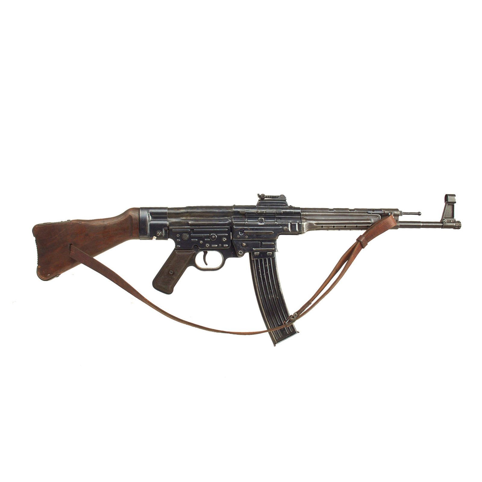 Buy Original German WWII MP44 STG 44 Sturmgewehr Demilled Receiver Display Gun with Live Barrel, Magazine, Internal Parts & Sling - All Matching Serial 1475s | Original Firearms Antique For Sale