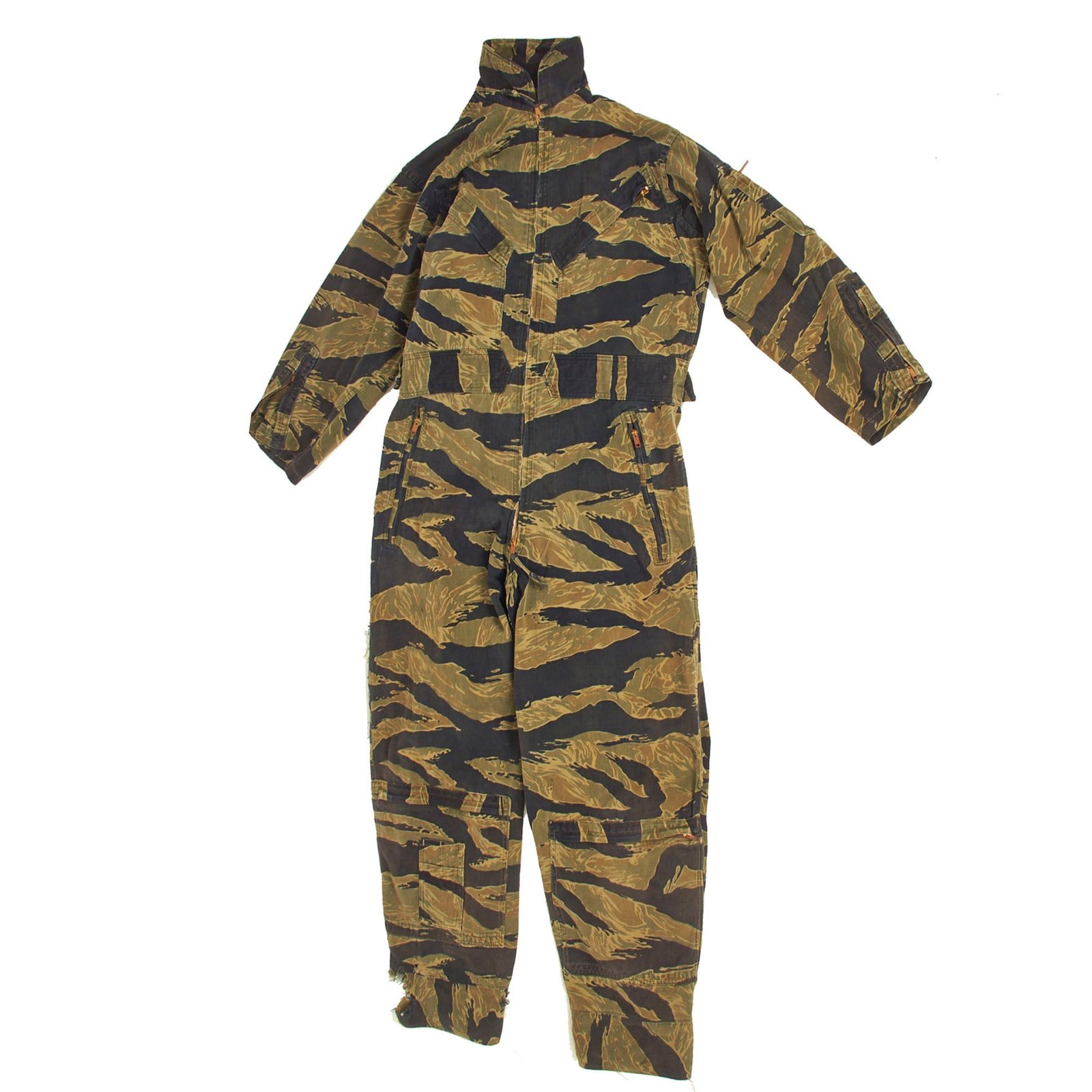 Buy Original Rare Vietnam War Pilot’s Japanese-Made “John Wayne” Pattern Tigerstripe Flightsuit | Original Firearms Antique For Sale