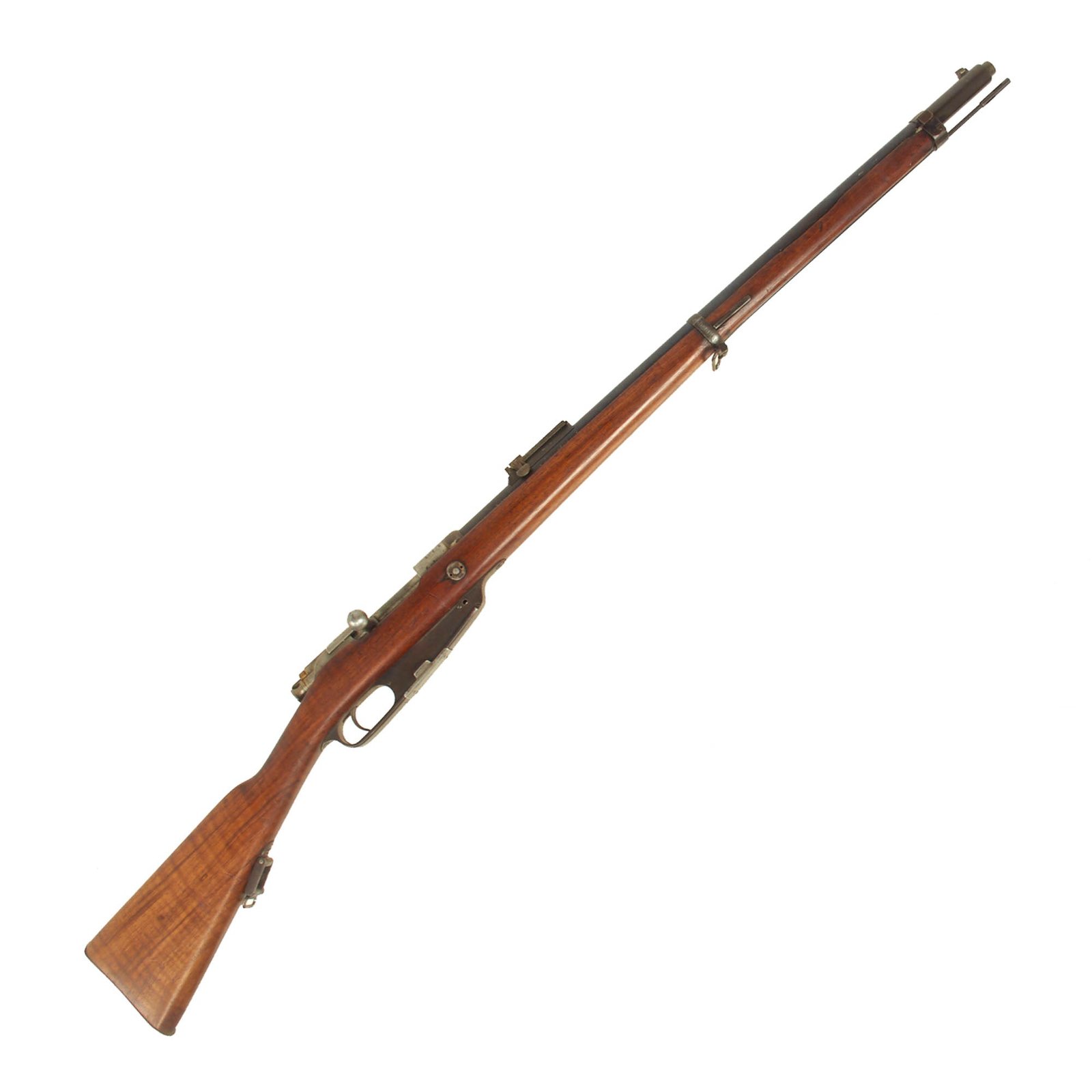 Buy Original German Pre-WWI Gewehr 88/05 S Commission Rifle by Amberg Arsenal with Figured Stock & Turkish Markings - Dated 1890 | Original Firearms Antique For Sale