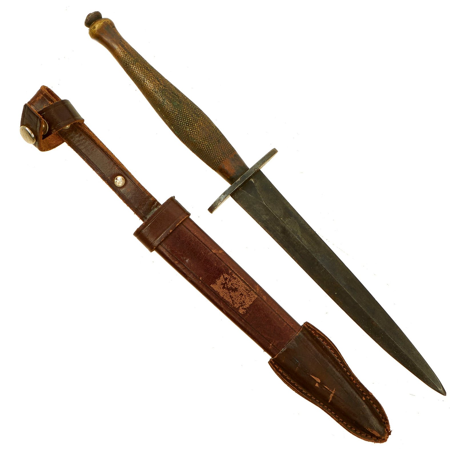 Buy Original British WWII Second Pattern Fairbairn-Sykes Fighting Knife - Broad Arrow Marked | Original Firearms Antique For Sale