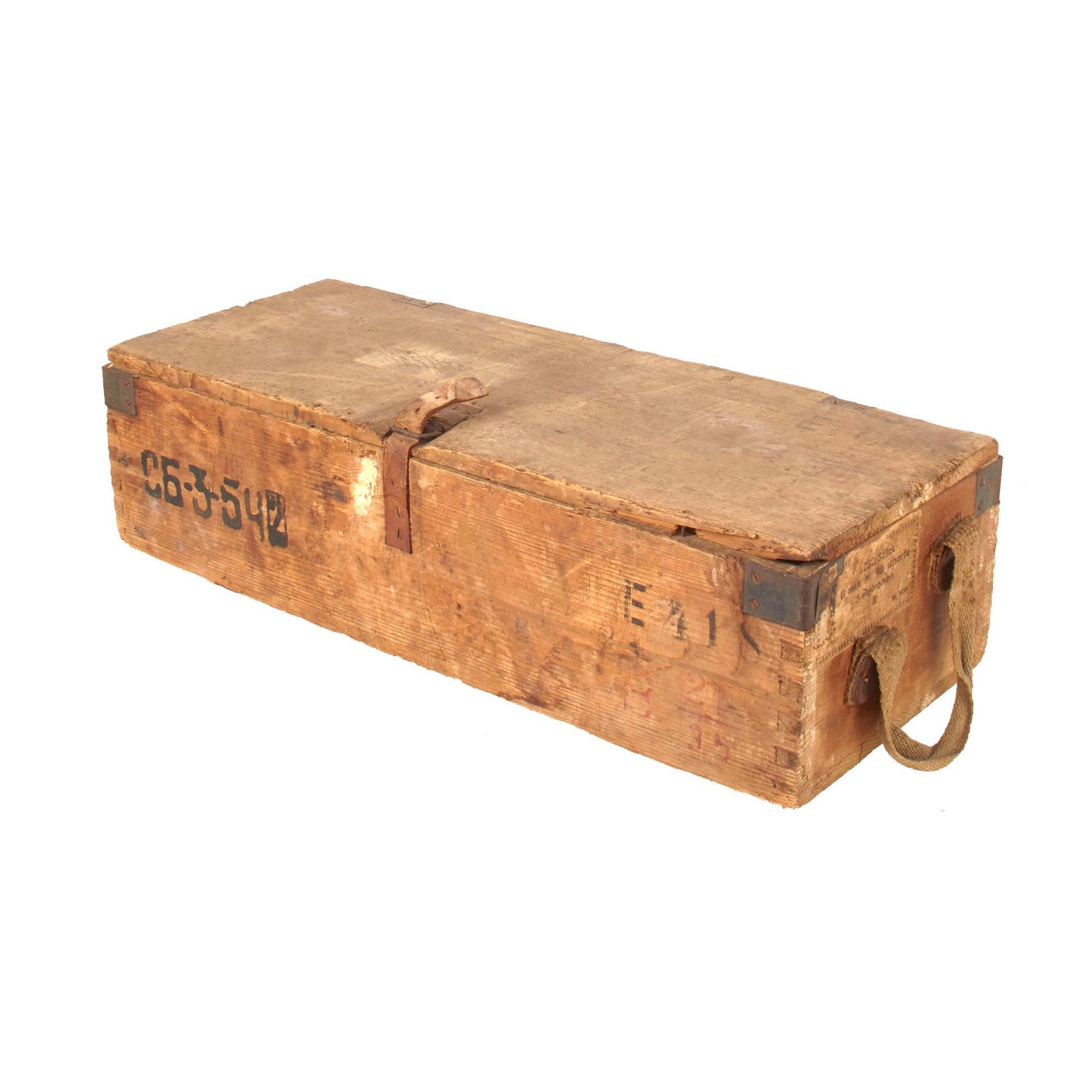 Buy Original German WWII 1080 Round Austrian Mannlicher M30 8×56mmR Wood Ammunition Crate - Dated 1935 | Original Firearms Antique For Sale
