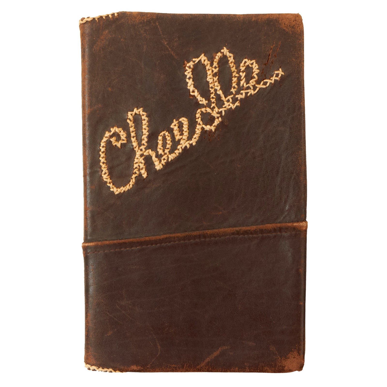 Buy Original U.S. WWII 502nd Bombardment Group Leather-Bound Journal with Drawing of Naked Woman - 90 Pages of Writing | Original Firearms Antique For Sale