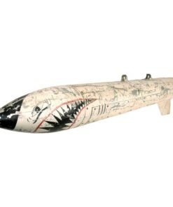 Buy Original U.S. Vietnam War Era “Flight Calculation Radar Telemetry Pod” Double-Sided Aircraft Ordnance with Suspension Lugs - Painted for Museum Display - 84” Long | Original Firearms Antique For Sale