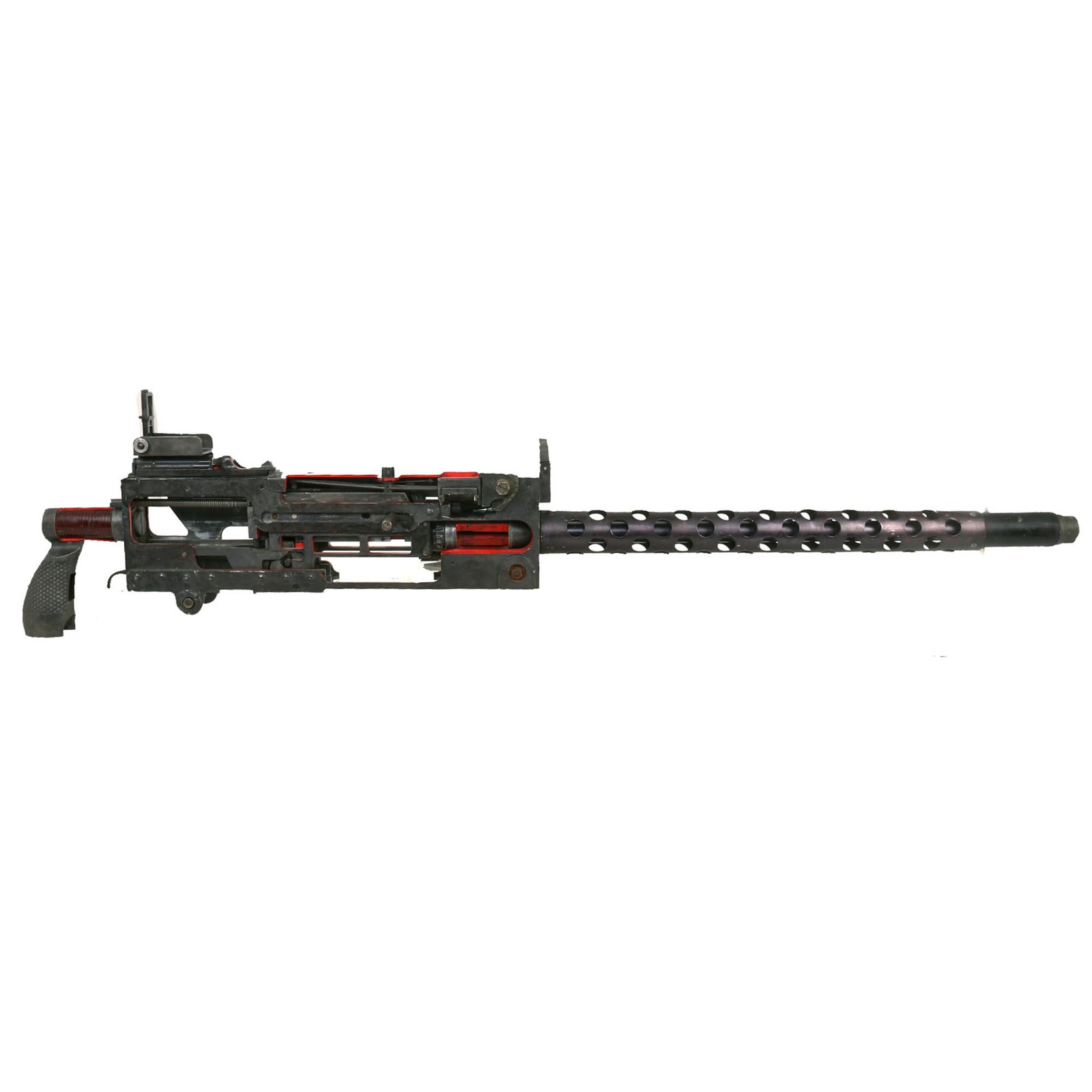 Buy Original U.S. Office of Naval Research 1919A6 Browning .30 Cal Machine Gun Oversize Cutaway Classroom Display Model with Belt of Dummy Rounds | Original Firearms Antique For Sale