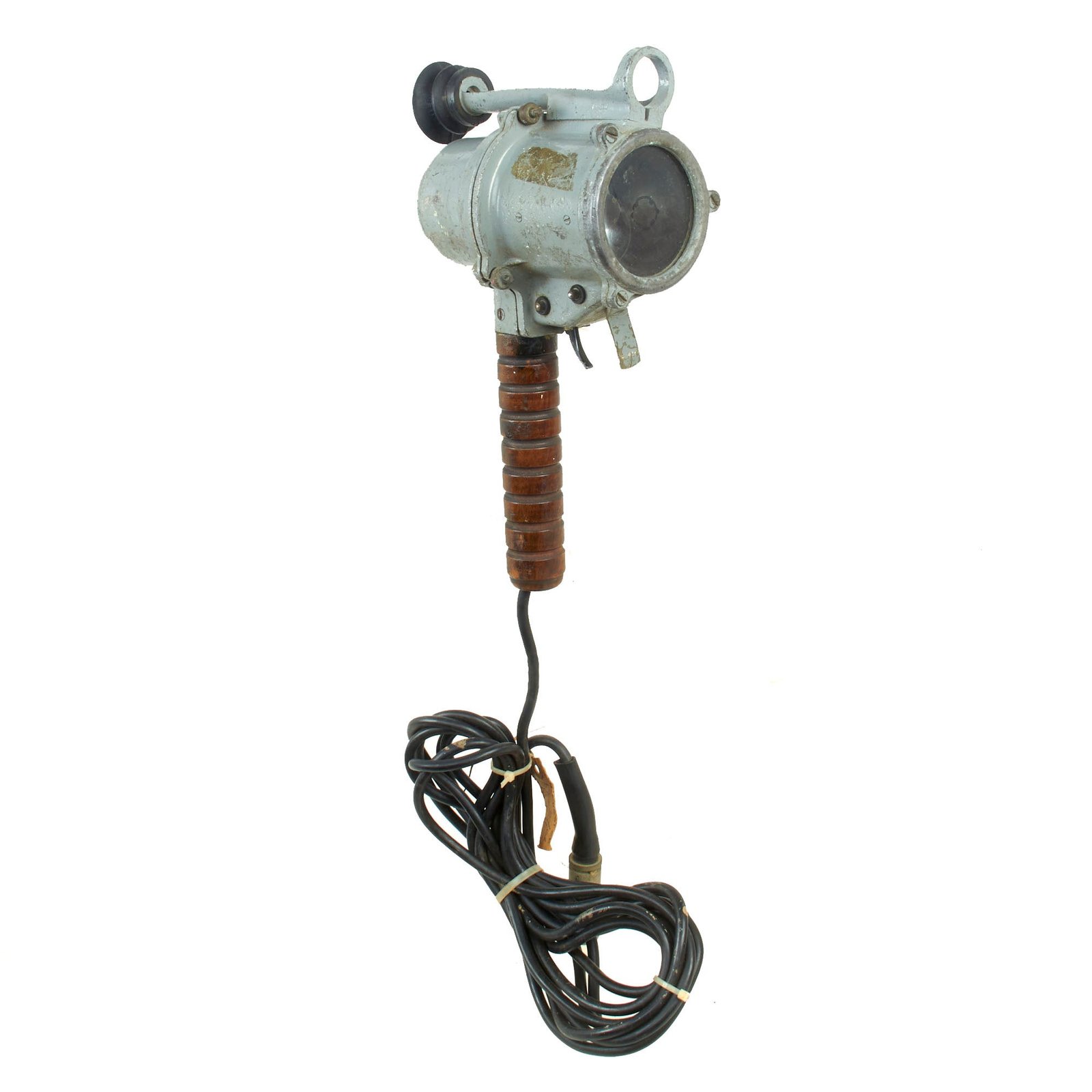 Buy Original U.S. WWII Handheld Morse Code Signal Lamp with Original Cord - Dated 1941 | Original Firearms Antique For Sale