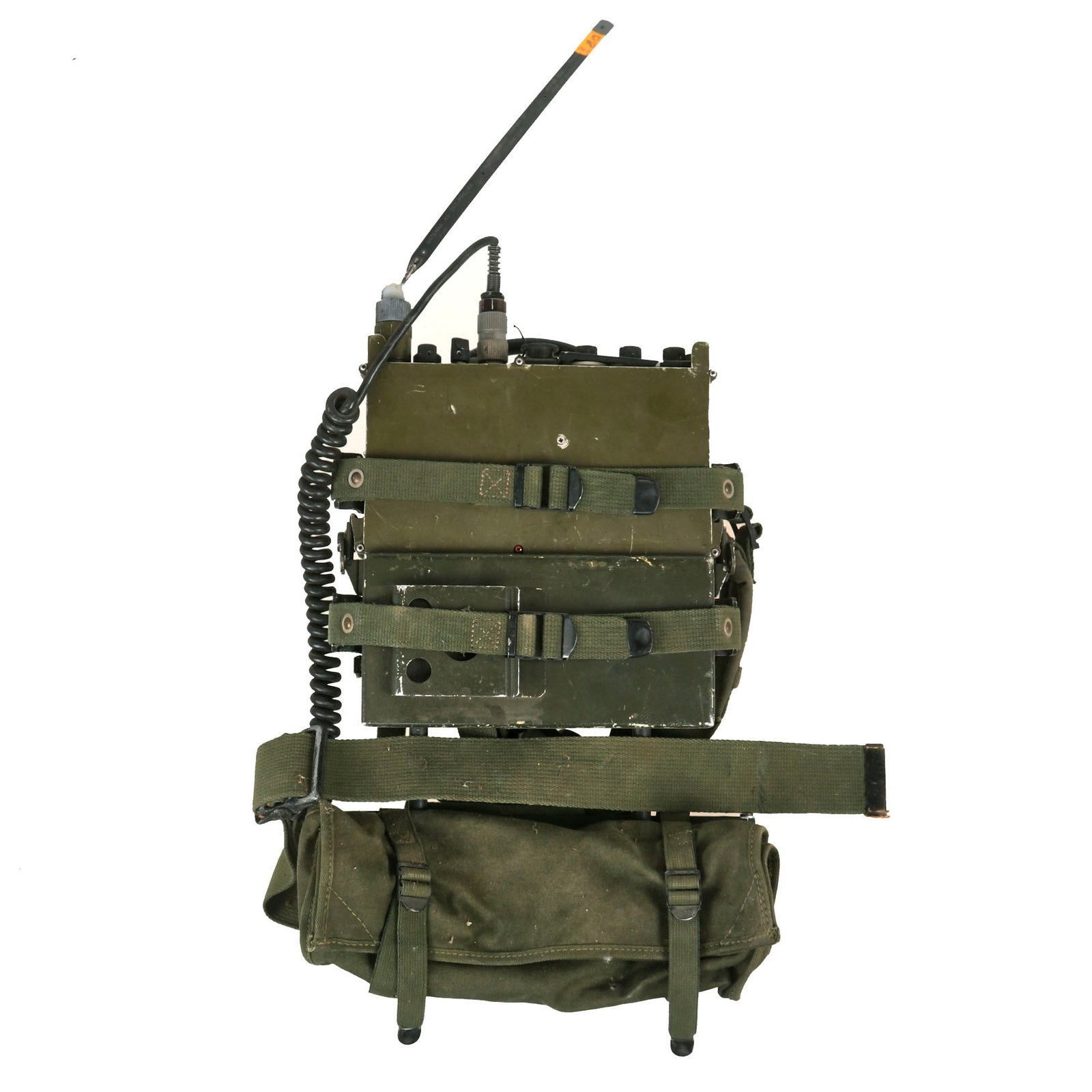 Buy Original U.S. Vietnam War Era RT-8650 / PRC-66 Radio Receiver Transmitter Backpack with Handset | Original Firearms Antique For Sale
